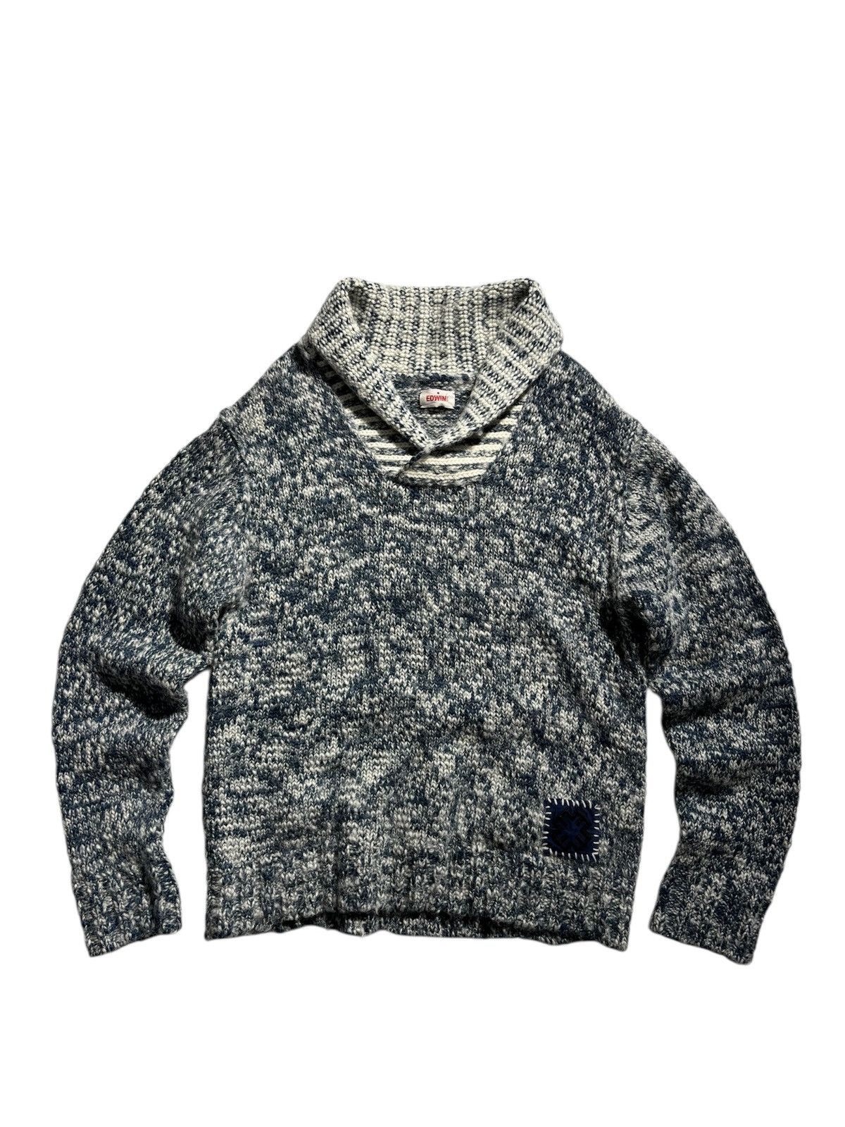 Edwin VTG Edwin Japanese Sweater Pullover Designer Y2K Size US L / EU 52-54 / 3 - 1 Thumbnail