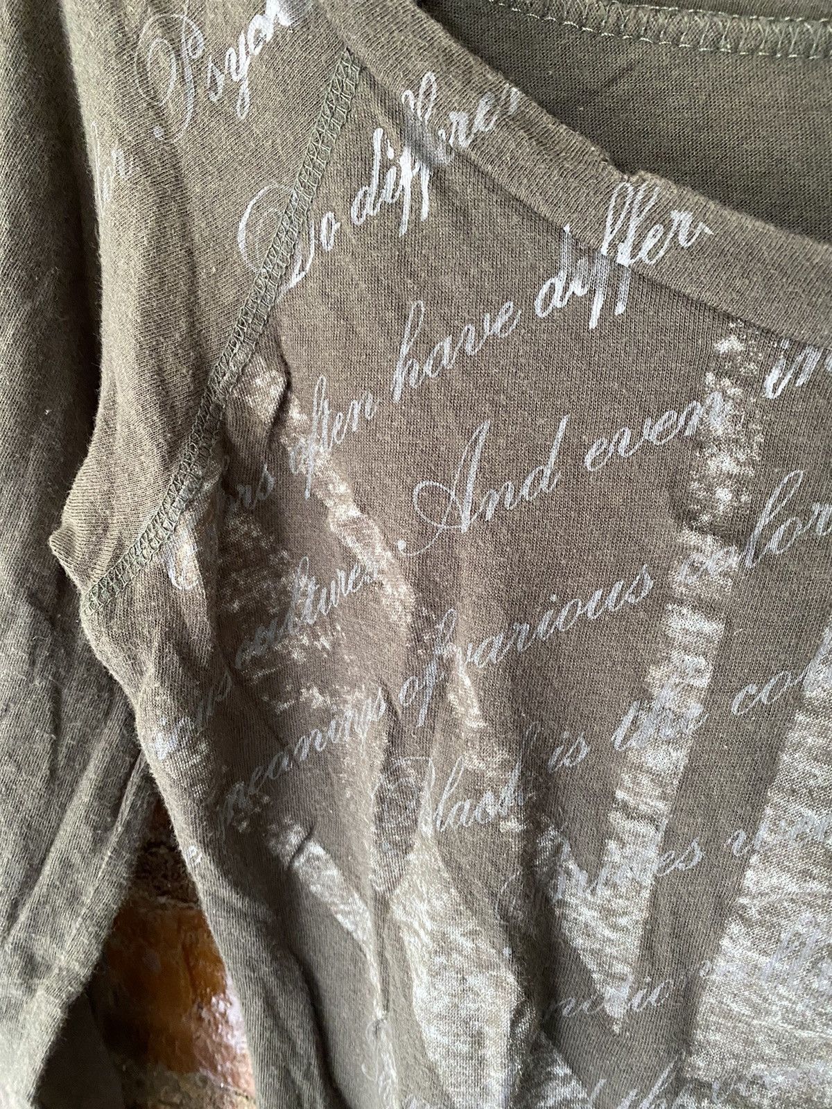 If Six Was Nine × Japanese Brand × Obelisk 2000s Earth and Heaven Japan UK Poem and destroy distressed Size S / US 4 / IT 40 - 7 Thumbnail