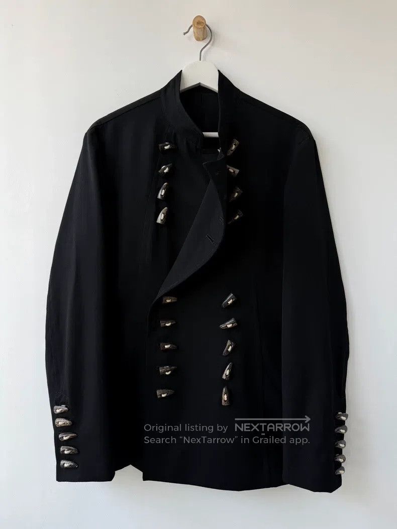 Yohji Yamamoto Yohji Yamamoto 12AW Horn Breasted Suit Jacket Size US S / EU 44-46 / 1 - 3 Thumbnail