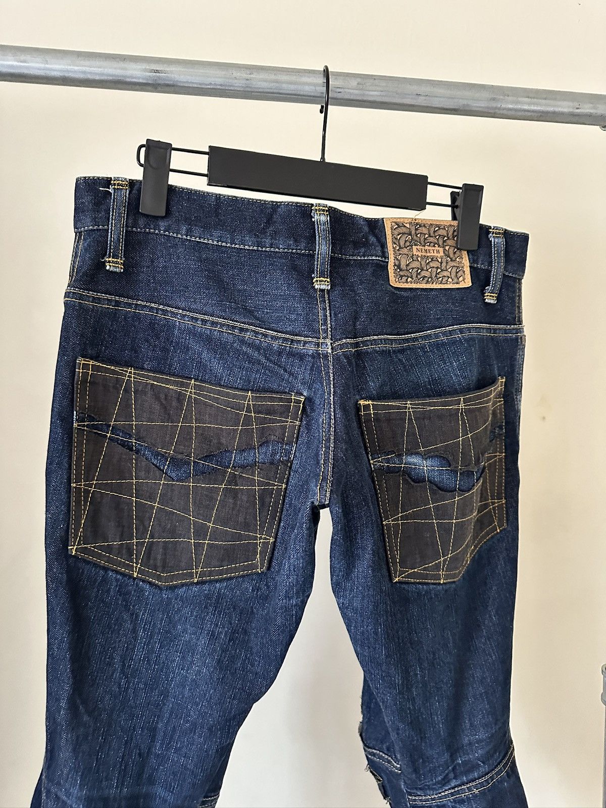 Christopher Nemeth 1990s Christopher Nemeth Knee-patch Jeans Size US 30 / EU 46 - 7 Thumbnail