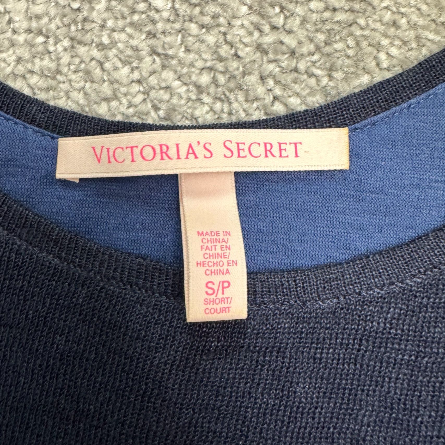 Victoria's Secret Victoria's Secret Dress Womens Small Navy Blue Linen Blend Knit Crochet Maxi Size S / US 4 / IT 40 - 5 Thumbnail