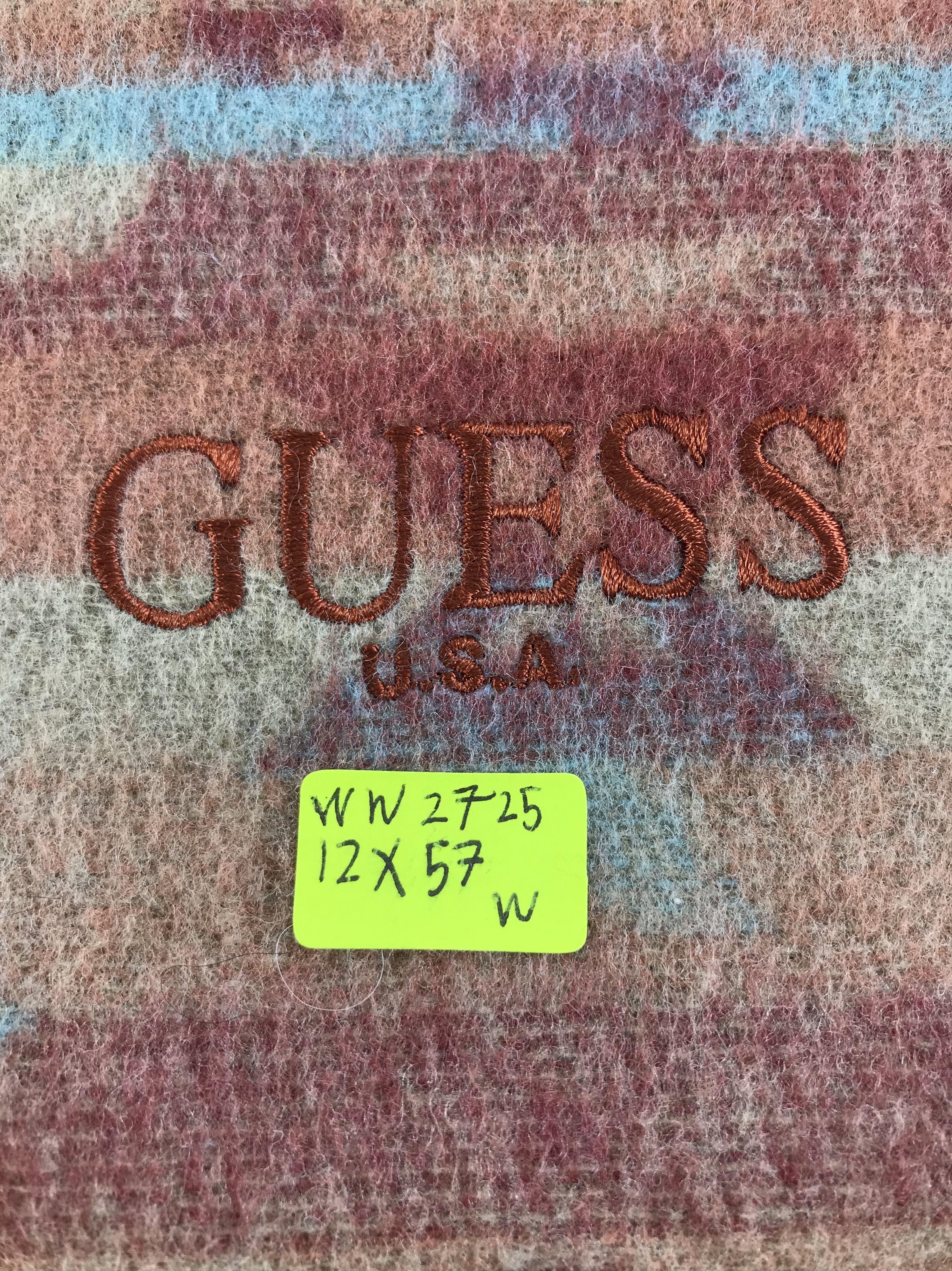 Vintage Guess Scarf / Muffler / Neckwear - WW2725 Size ONE SIZE - 4 Thumbnail