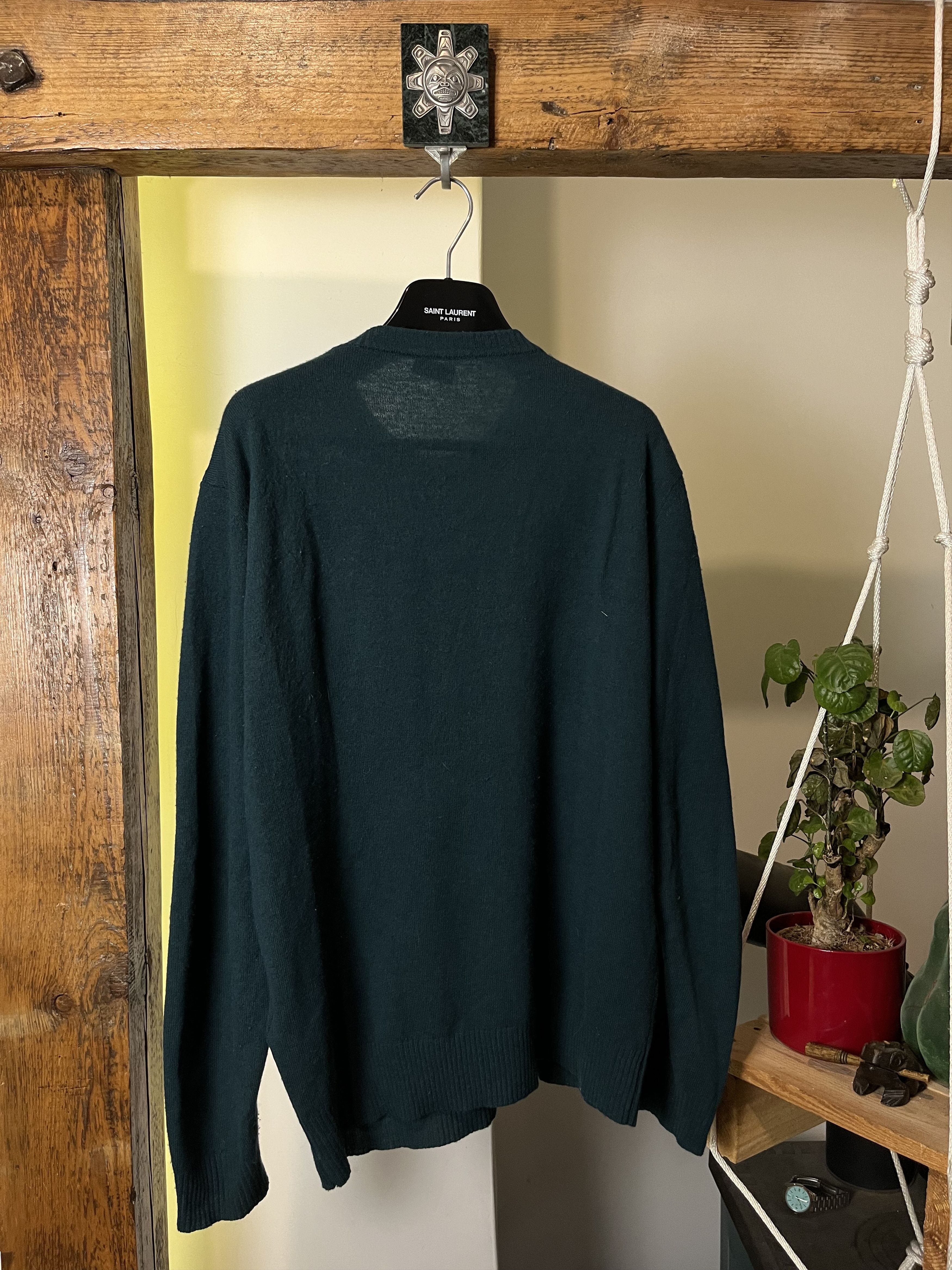 Diesel Diesel Cashmere & Wool Flipped Logo Light Knitwear Size US L / EU 52-54 / 3 - 2 Thumbnail