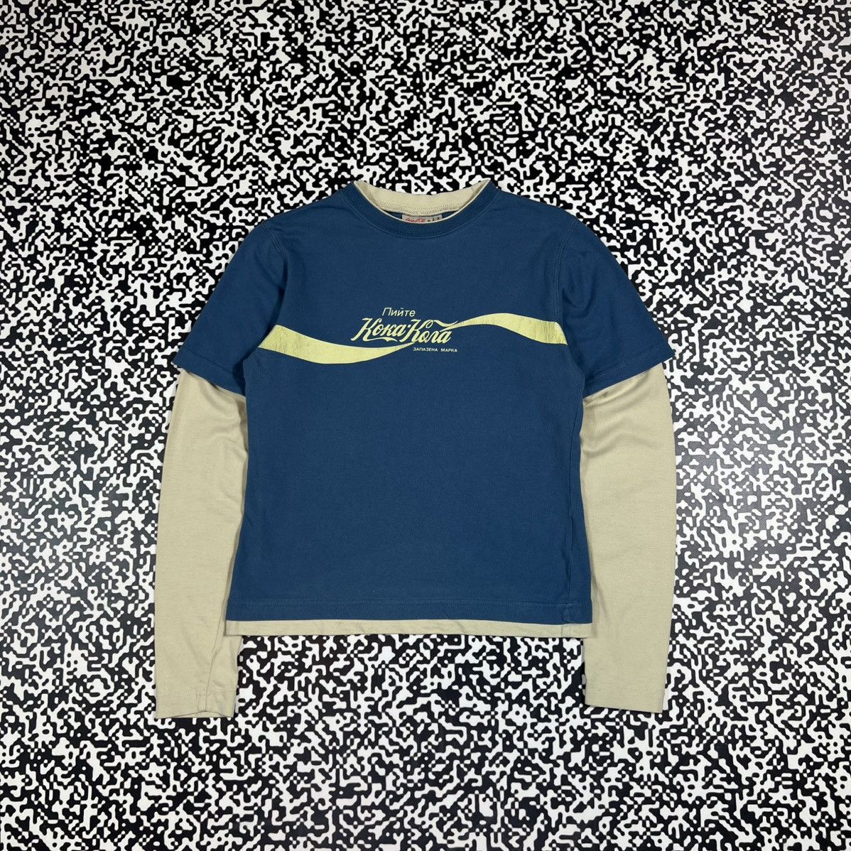 Coca Cola RARE 90s Vintage Coca Cola Big Logo Retro Longsleeve Size S / US 4 / IT 40 - 4 Thumbnail