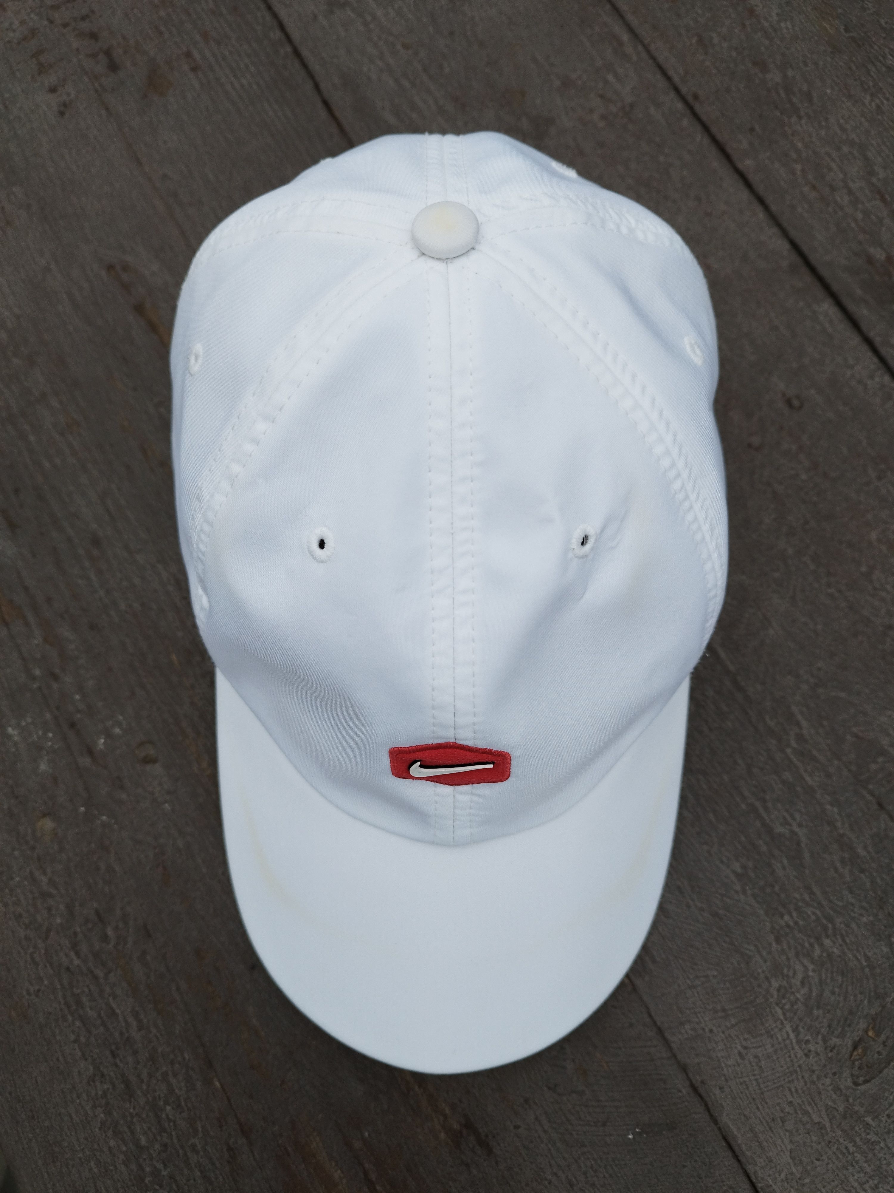 Nike Vintage Nike Swoosh Heritage Cap white y2k streetwear Size ONE SIZE - 2 Thumbnail