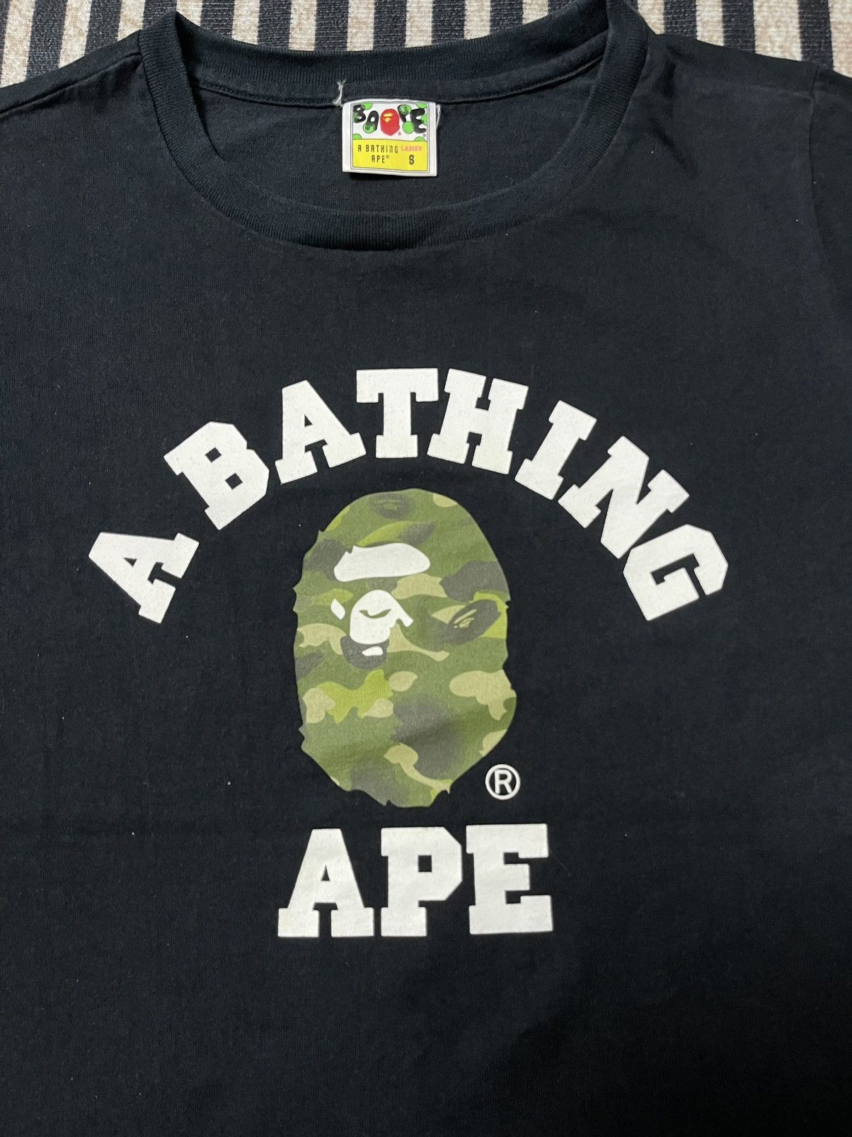 Bape 2000s A BATHING APE BIG HEAD CAMO DESIGN Size S / US 4 / IT 40 - 5 Thumbnail