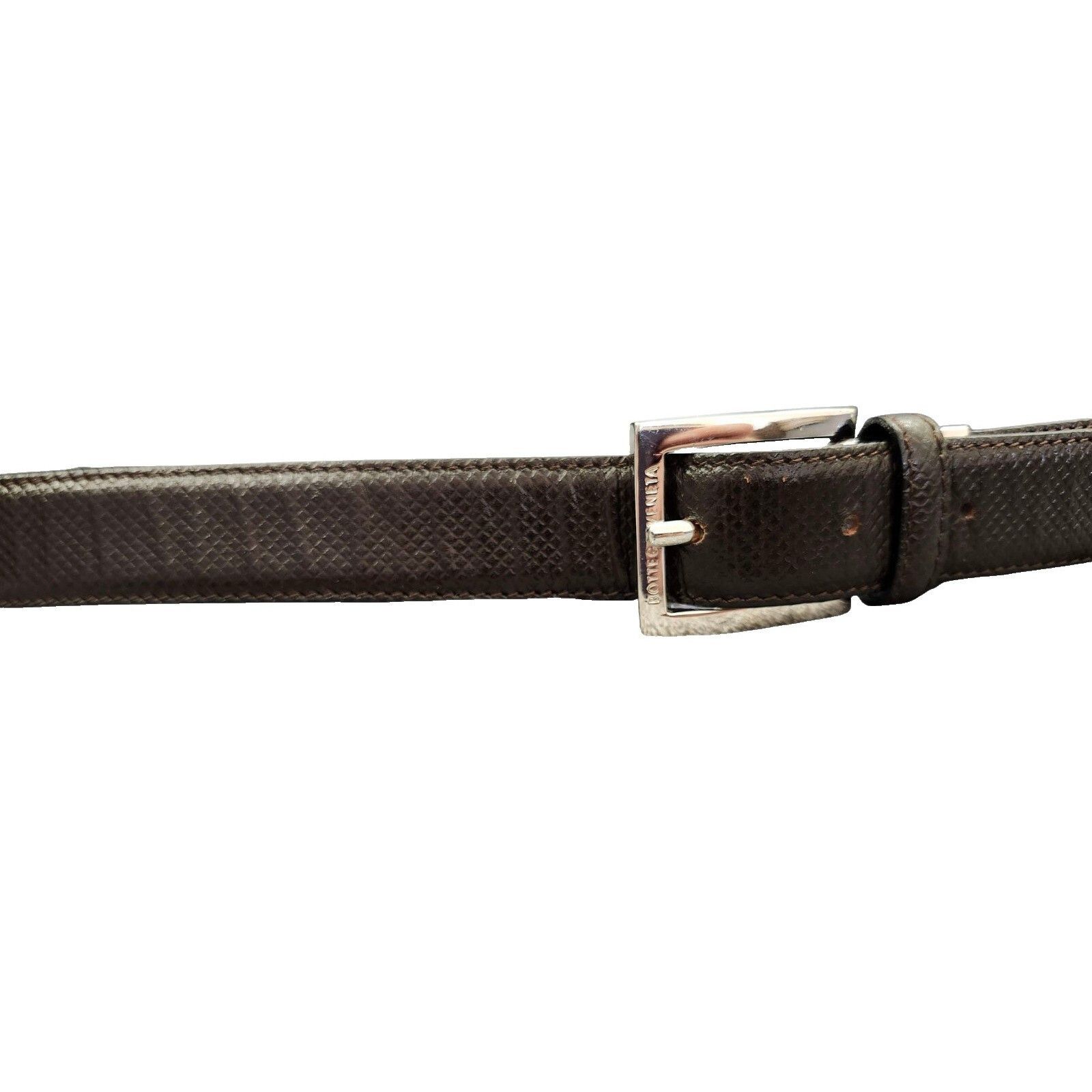 Bottega Veneta Bottega Veneta Brown Leather Unisex Leather Belt Size M Size ONE SIZE - 4 Thumbnail