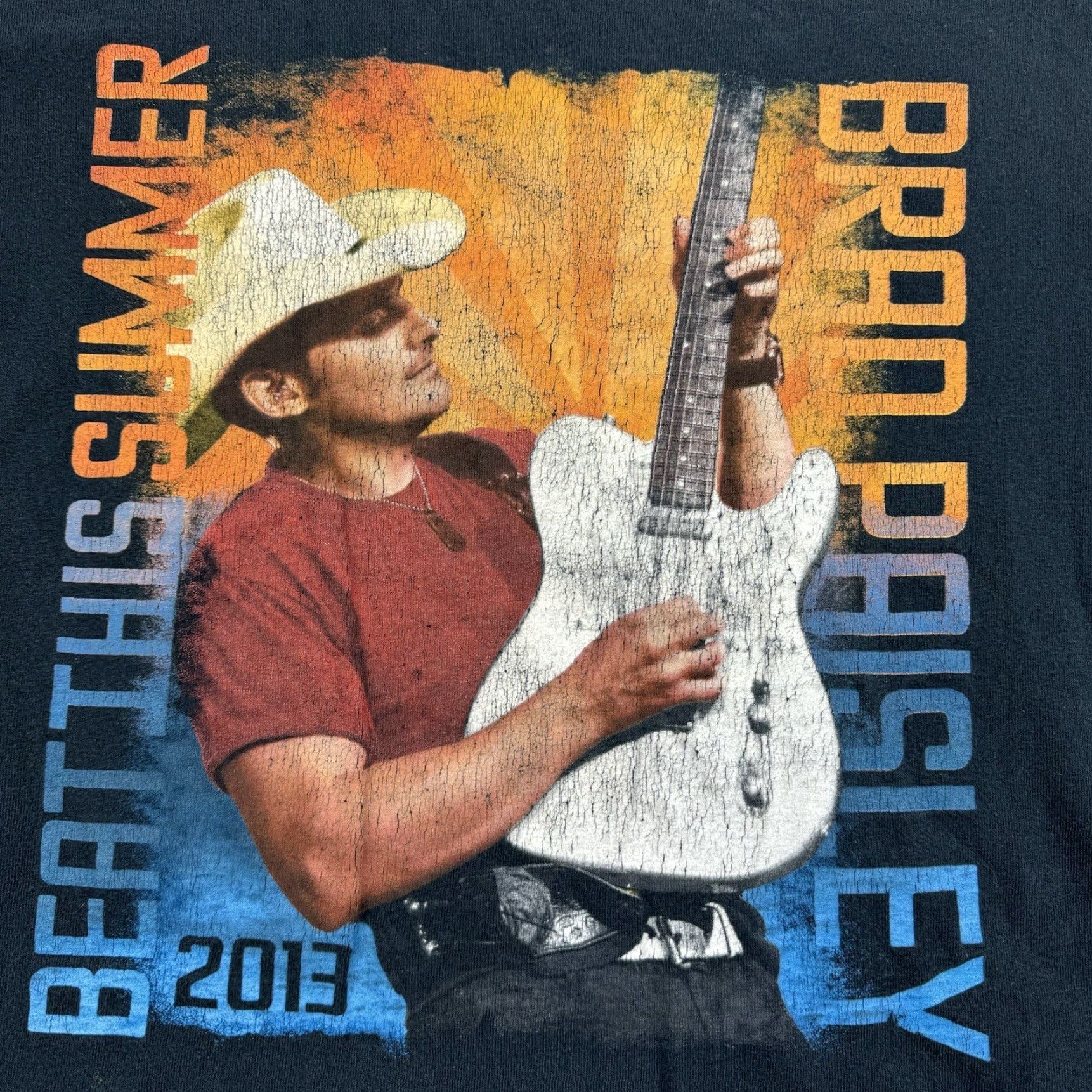 Gildan Brad Paisley Beat This Summer Shirt Adult Large Black 2013 Country Music Men"} Size US L / EU 52-54 / 3 - 2 Thumbnail