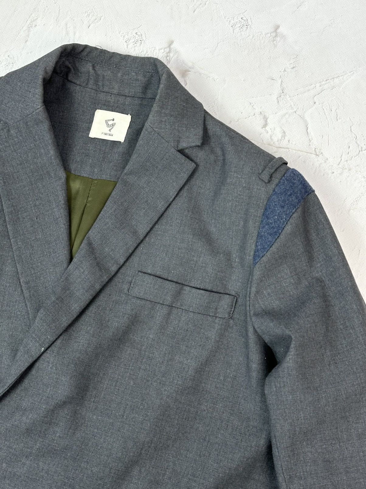 Vintage Vintage Grey Interesting Design Blazer Jacket Size US M / EU 48-50 / 2 - 7 Thumbnail