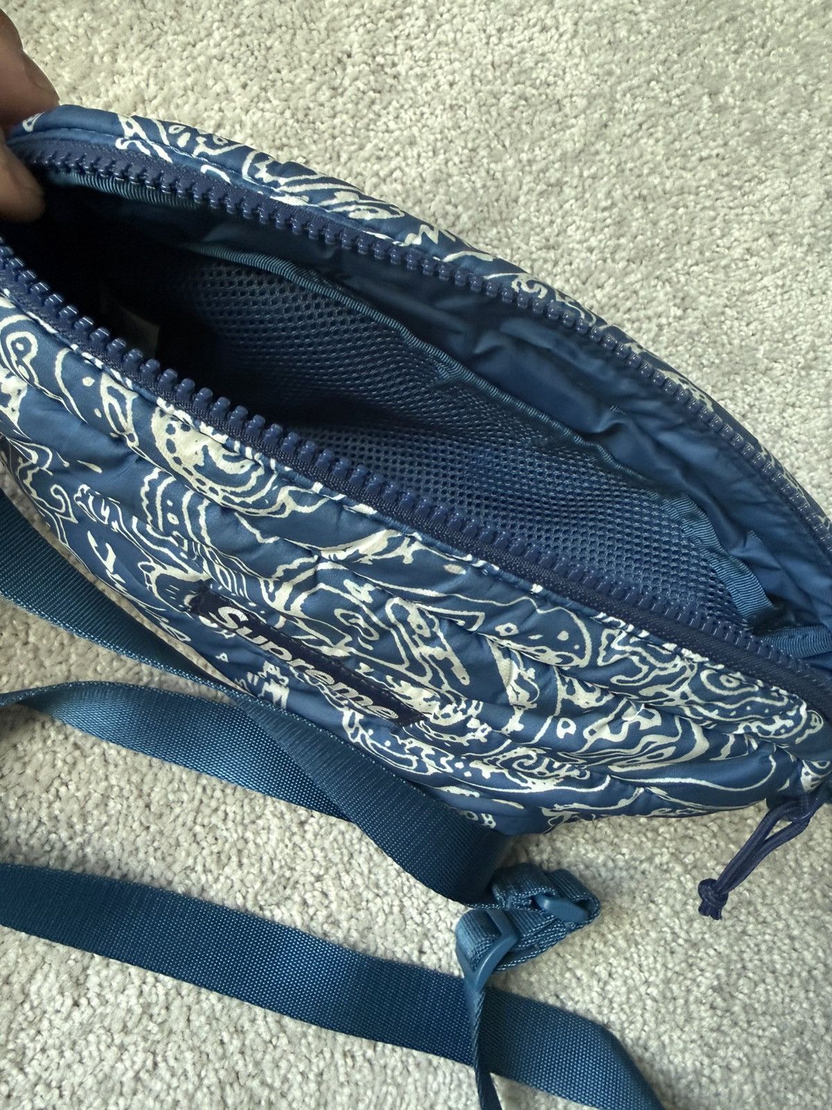Supreme Supreme FW22 Paisley Puffer Side Bag Size ONE SIZE - 3 Thumbnail