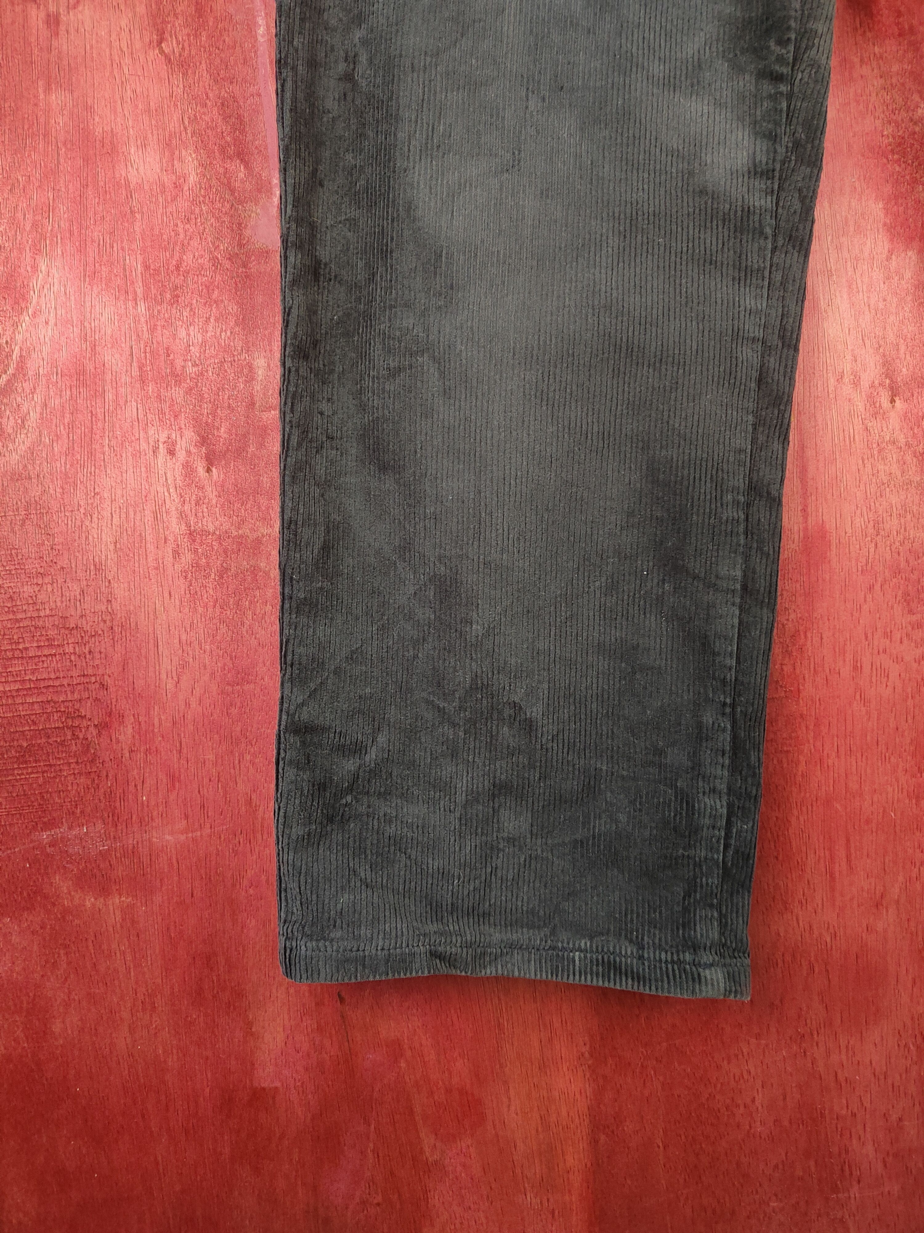 Uniqlo Uniqlo vintage japan Dark Blue Corduroy Pants #S1383 Size US 35 - 4 Thumbnail
