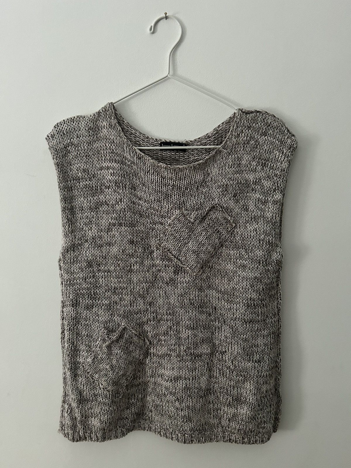 image of X Archive Knit Vest in Grey, Men's (Size Medium)