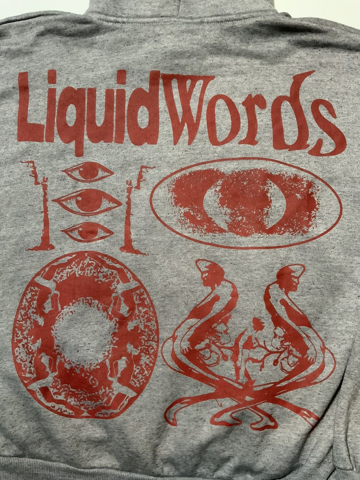 Other Mind Liquid “Liquid Words” Graphic Print Pullover Hoodie Size US M / EU 48-50 / 2 - 10 Thumbnail