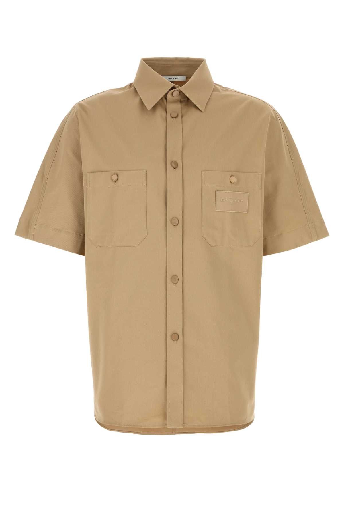 Givenchy Beige Cotton Shirt Size US M / EU 48-50 / 2 - 1 Thumbnail