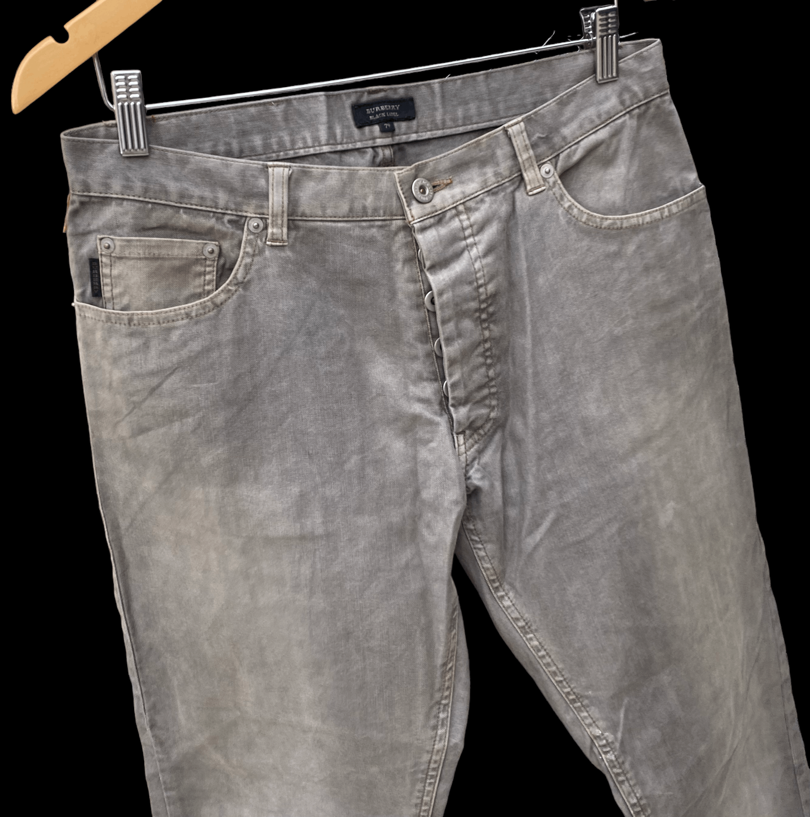 Burberry Burberry Black Label Small Logo Khakis Office Pants Size US 31 - 10 Thumbnail