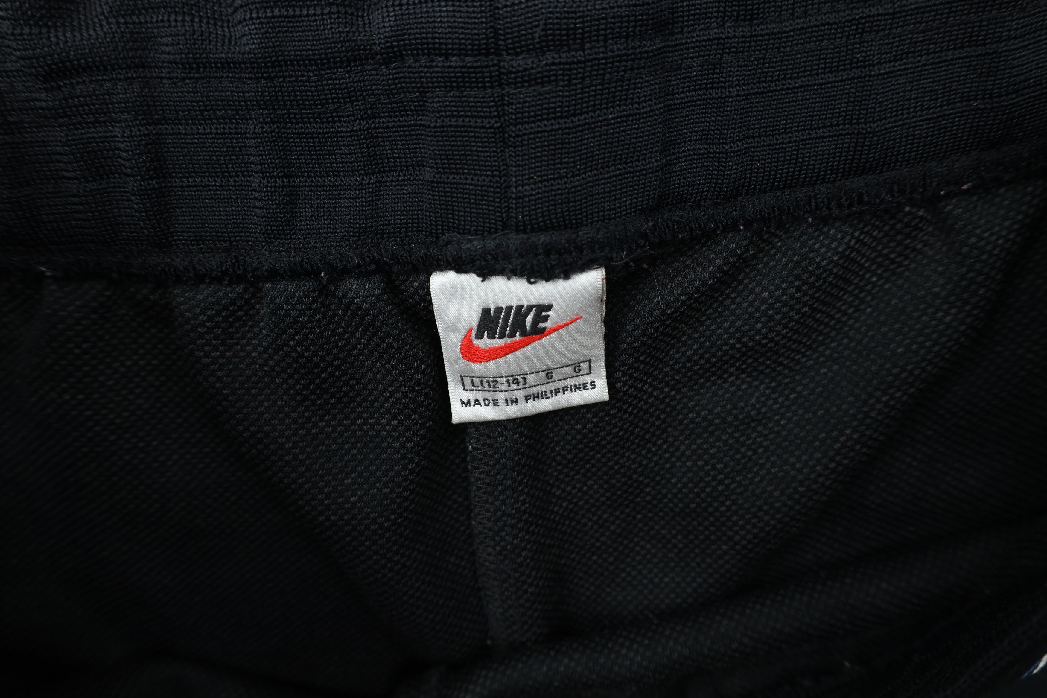 Nike × Vintage Vintage 90s Nike Mini Swoosh Thermal Knit Tapered Sweatpants Size 34" / US 12 / IT 48 - 7 Thumbnail