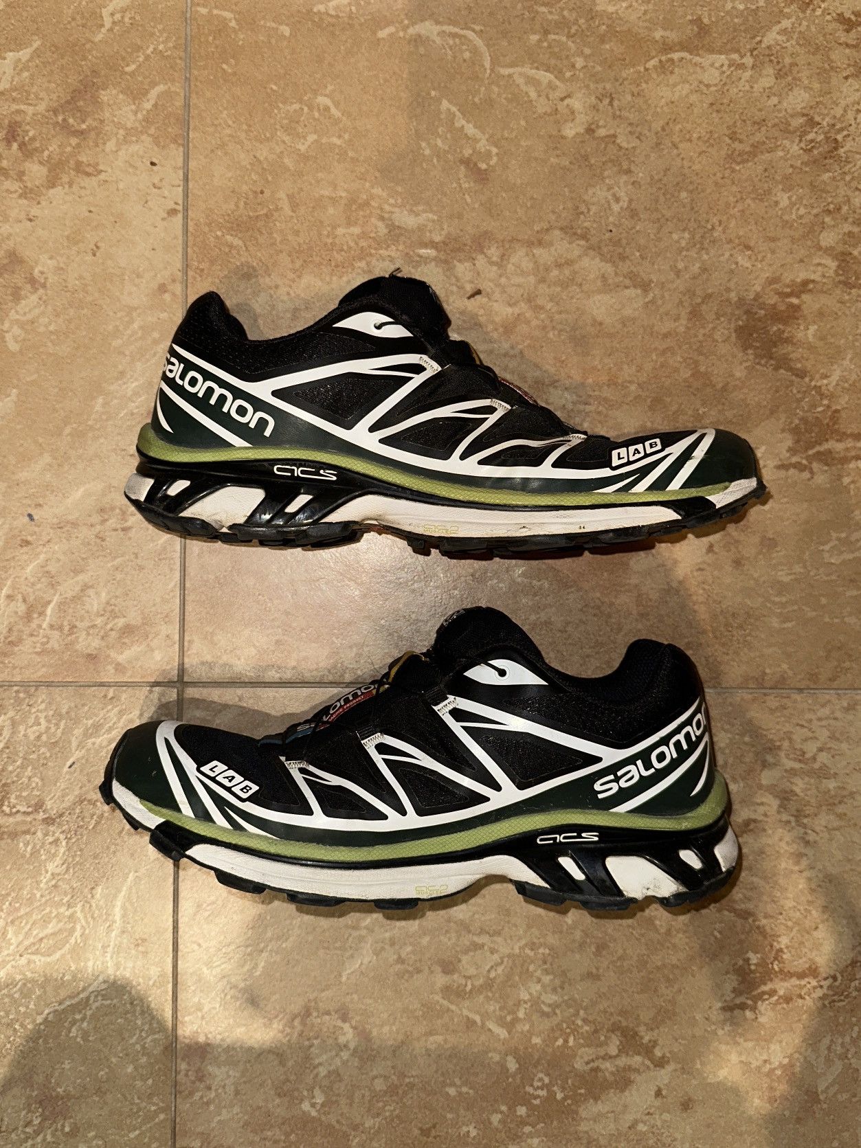 Salomon Salomon XT-6 Black Green Lime Size US 10 / EU 43 - 1 Thumbnail