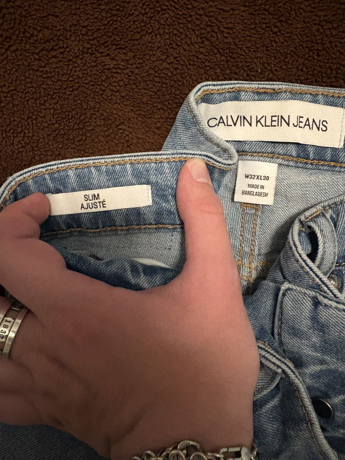 Calvin Klein Calvin Klein jeans light wash denim Size US 32 / EU 48 - 4 Thumbnail