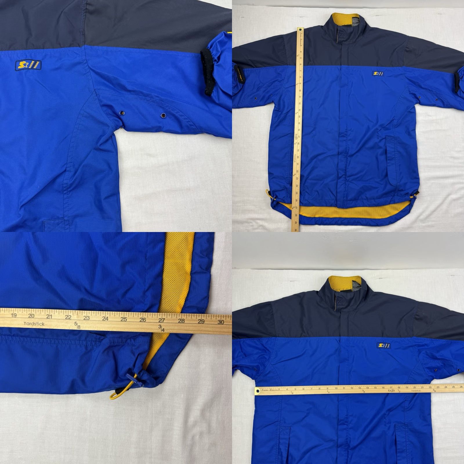 Starter Vintage Starter Windbreaker Jacket Adult Small Y2K Tech Sports Pockets Full Zip Size US S / EU 44-46 / 1 - 8 Thumbnail