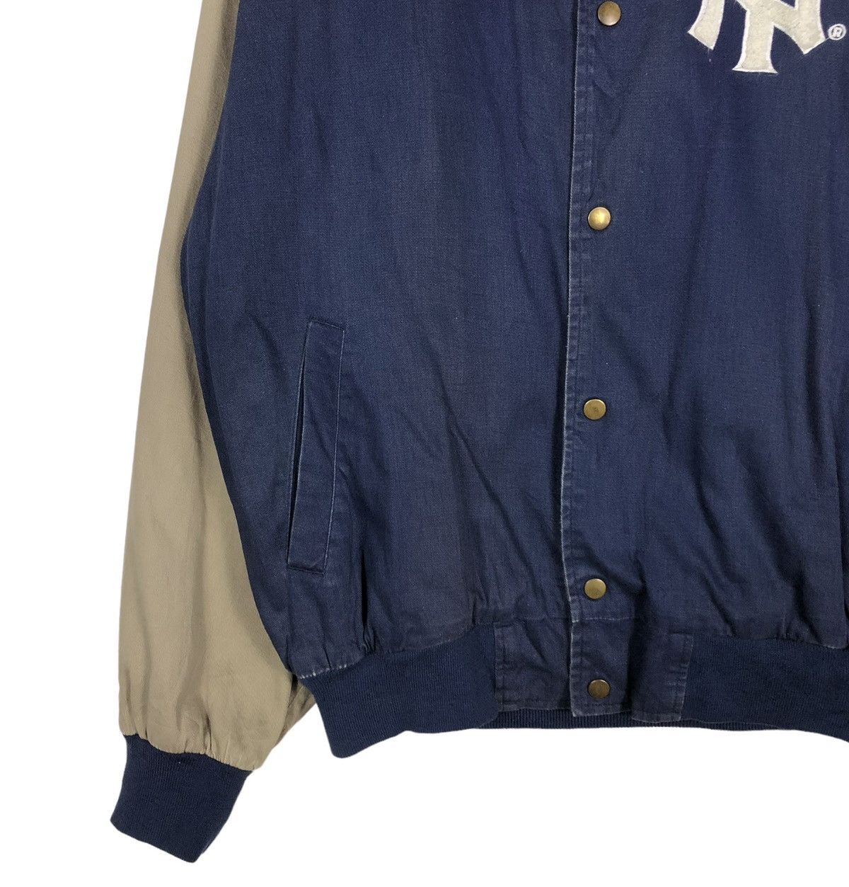New York Yankees 🔥VINTAGE BOMBER JACKET NEW YORK YANKEES STARTER BIG LOGO Size US M / EU 48-50 / 2 - 5 Thumbnail