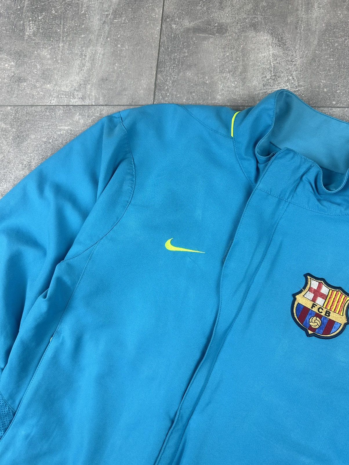 Nike Nike Barcelona Fc 2006/07 Training Soccer Track-Top Jacket Size US S / EU 44-46 / 1 - 2 Thumbnail