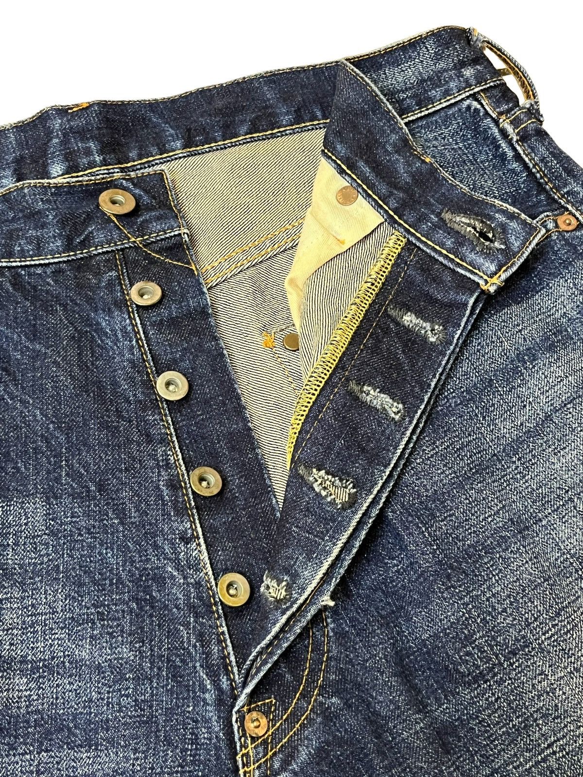 EIGHT-G JAPANESE DENIM EIGHT-G “8G” SANFORIZED SELVEDGE JEANS Size US 33 - 17 Thumbnail
