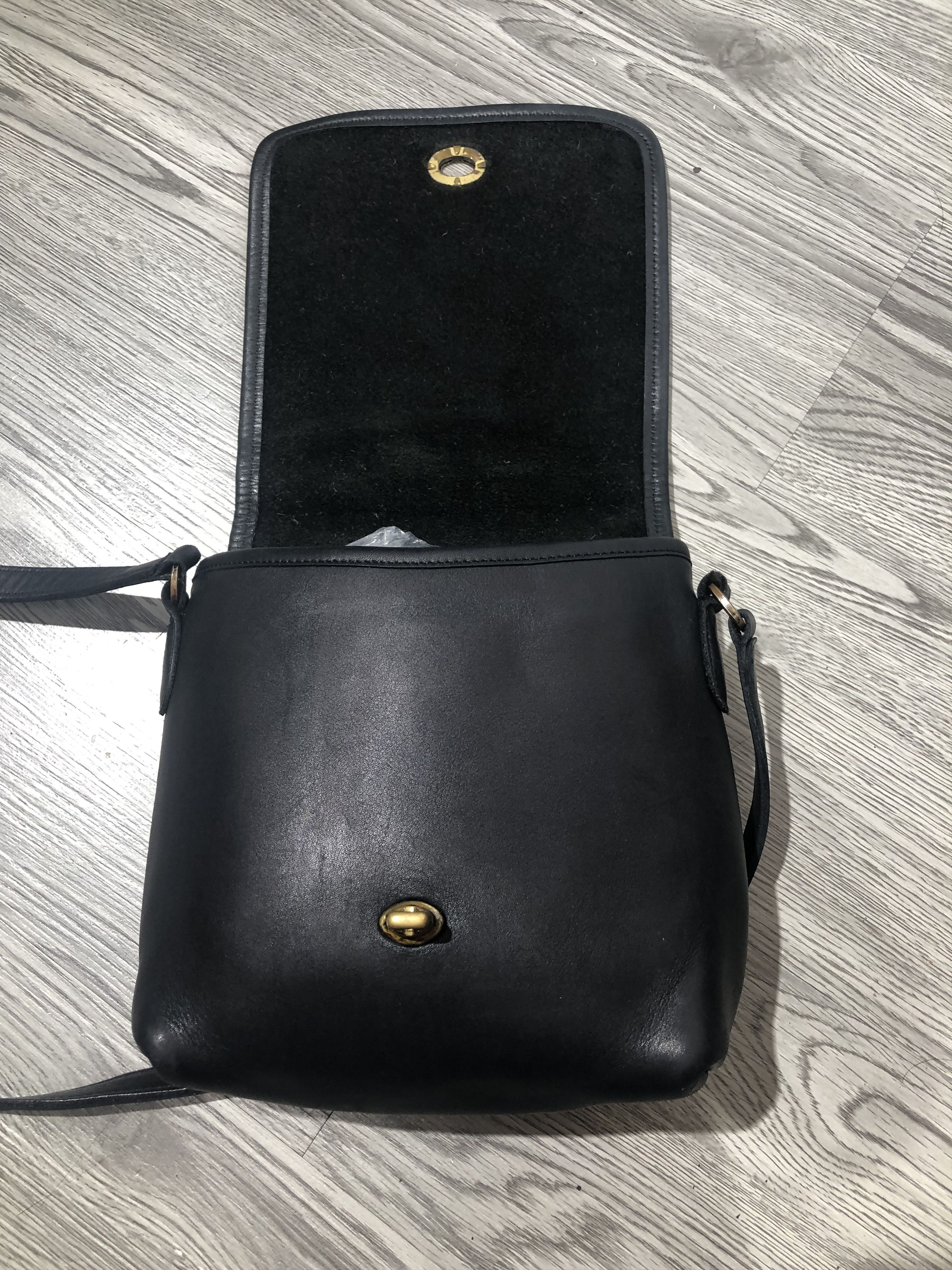 Coach Vintage Old COACH Companion Flap 9076 Black Leather Size ONE SIZE - 10 Thumbnail