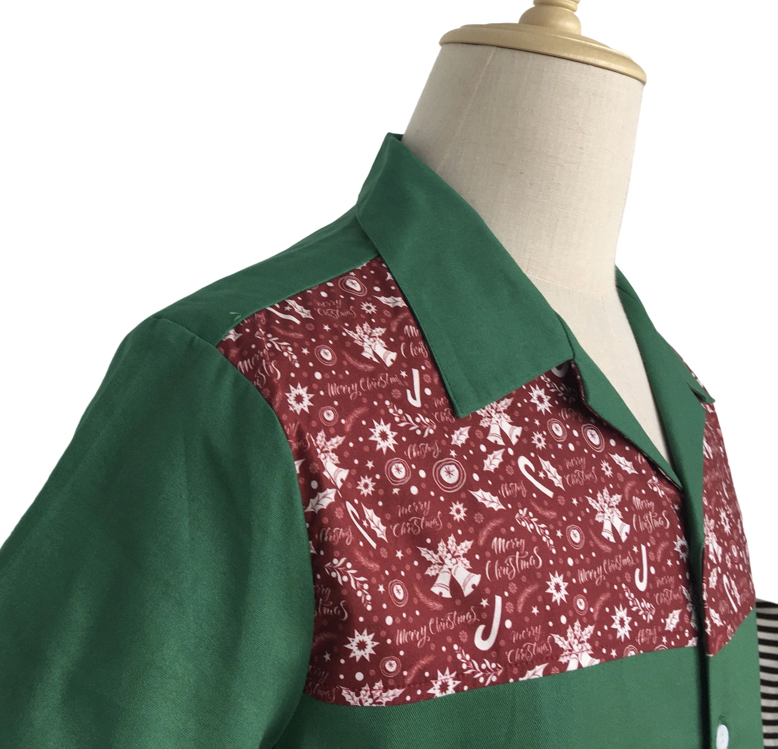 Other Green shirts, short sleeves,panel contrast,casual Size US M / EU 48-50 / 2 - 6 Thumbnail