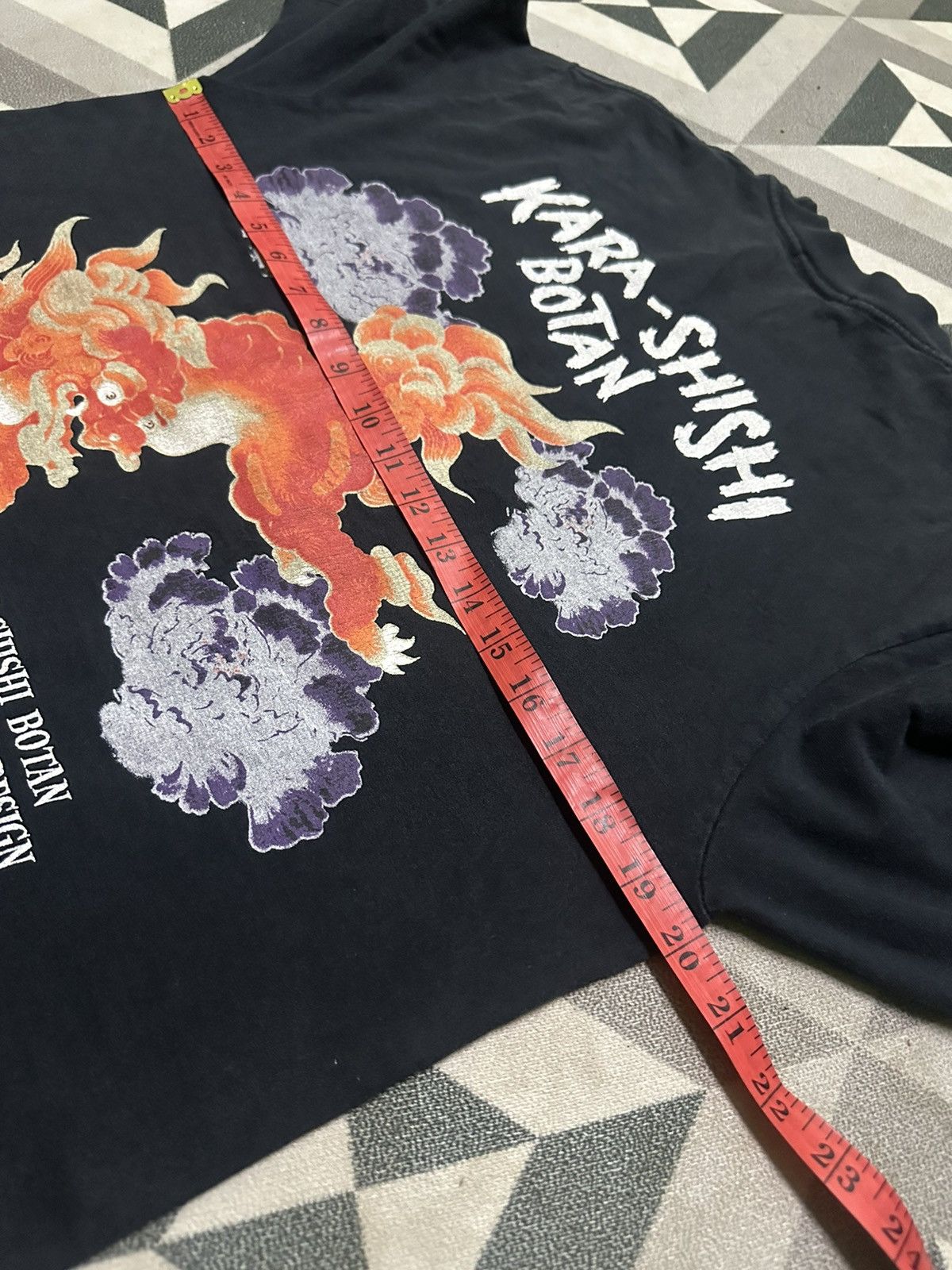 Sun Surf Vintage Sun surf Kara-Sishi Botan backhit tshirt Size US M / EU 48-50 / 2 - 6 Thumbnail