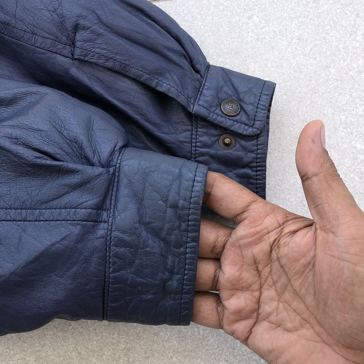 Sports Specialties 🔥VTG Pia Sports Racing Soft Sheepskin Leather Bomber Jacket Size US XL / EU 56 / 4 - 14 Thumbnail