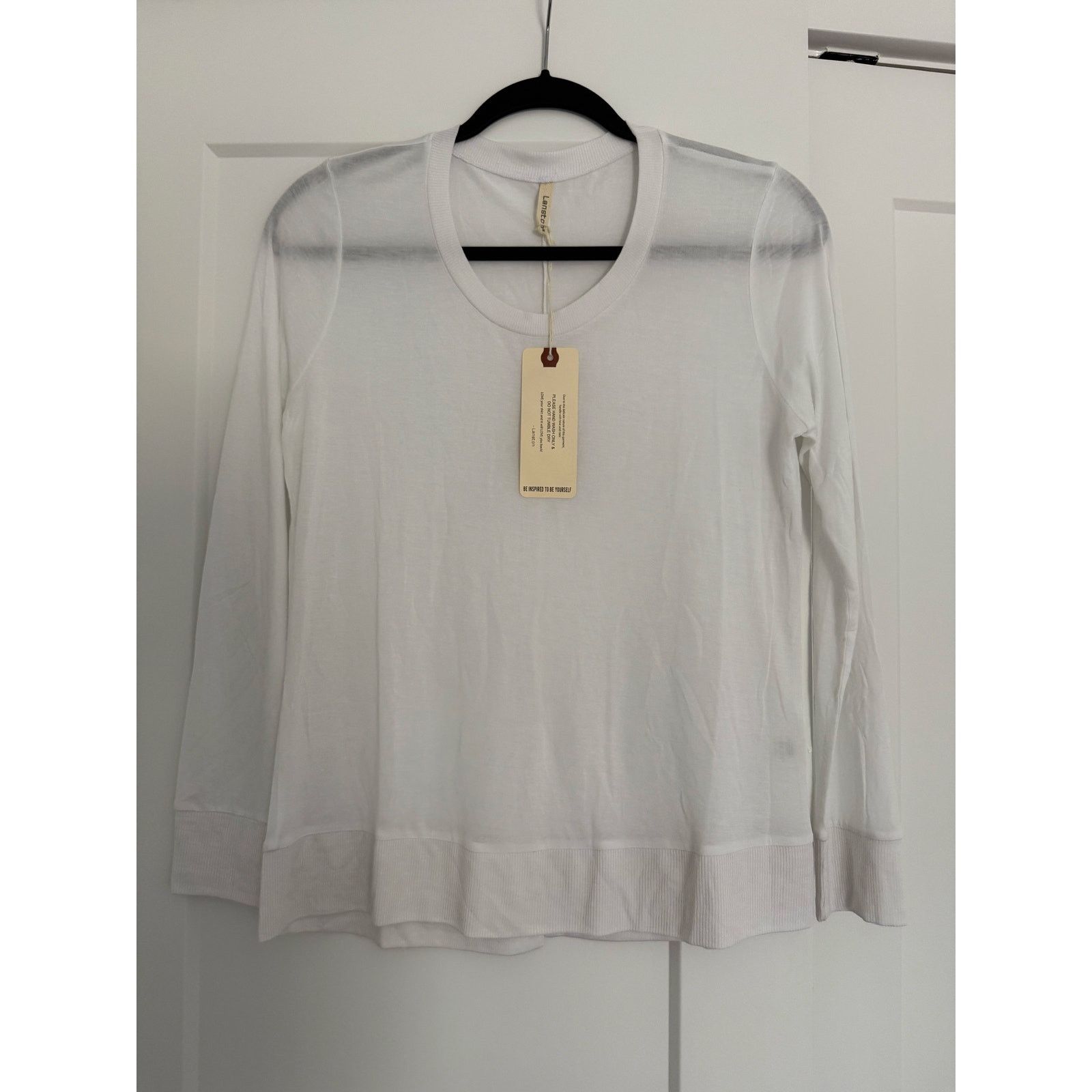 REVOLVE $109 New Lanston White Siro Micro Modal Tee - White - Small Size S / US 4 / IT 40 - 1 Thumbnail