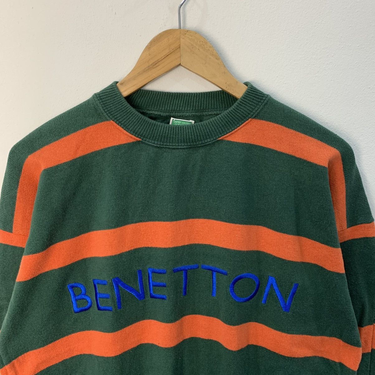 Benetton Vintage Benetton sweatshirt rare made in Italy Size US S / EU 44-46 / 1 - 6 Thumbnail