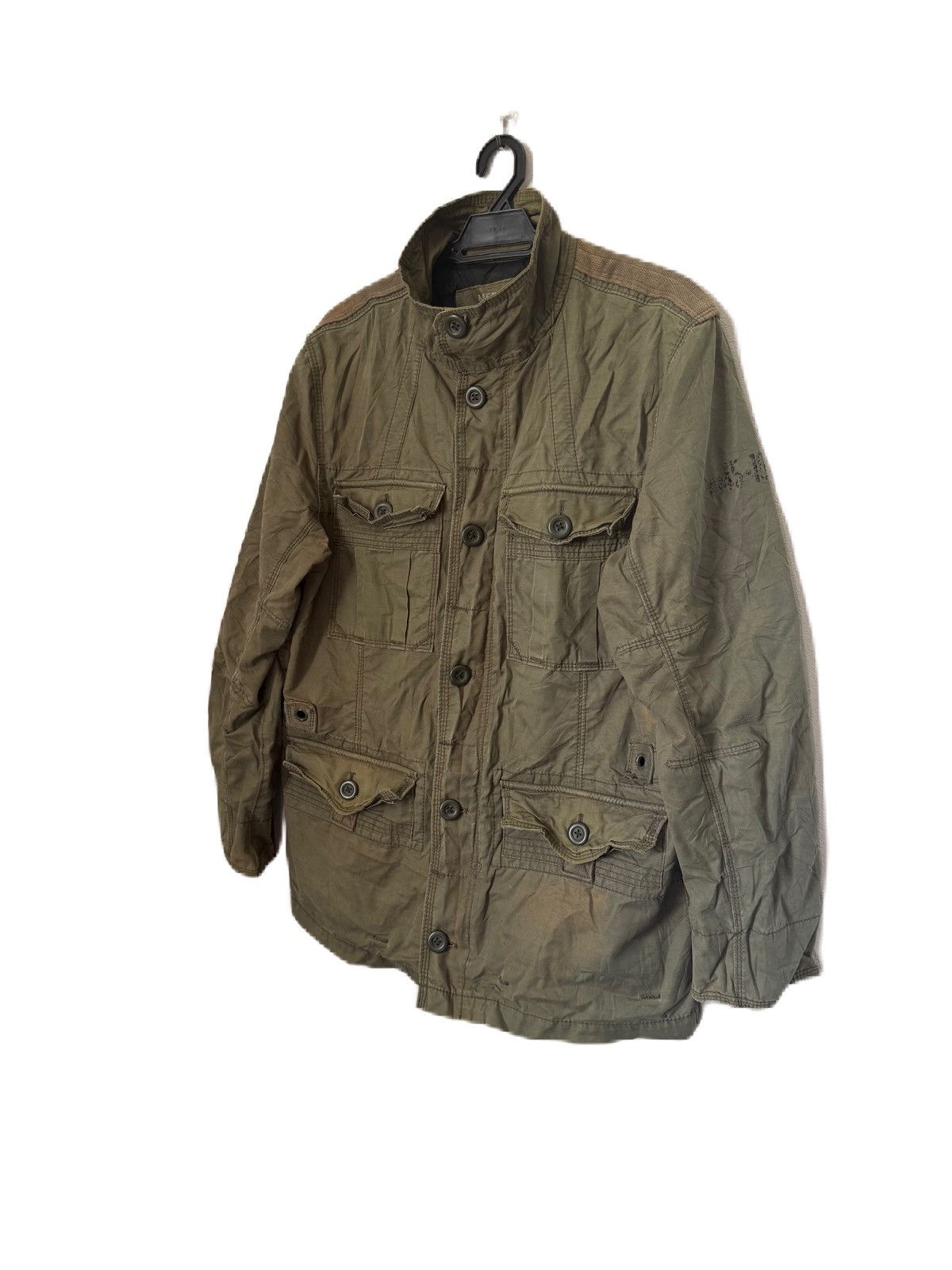 Gap × Palace GAP Military Design Jacket Casual Olive Distress War Style Size US M / EU 48-50 / 2 - 2 Thumbnail