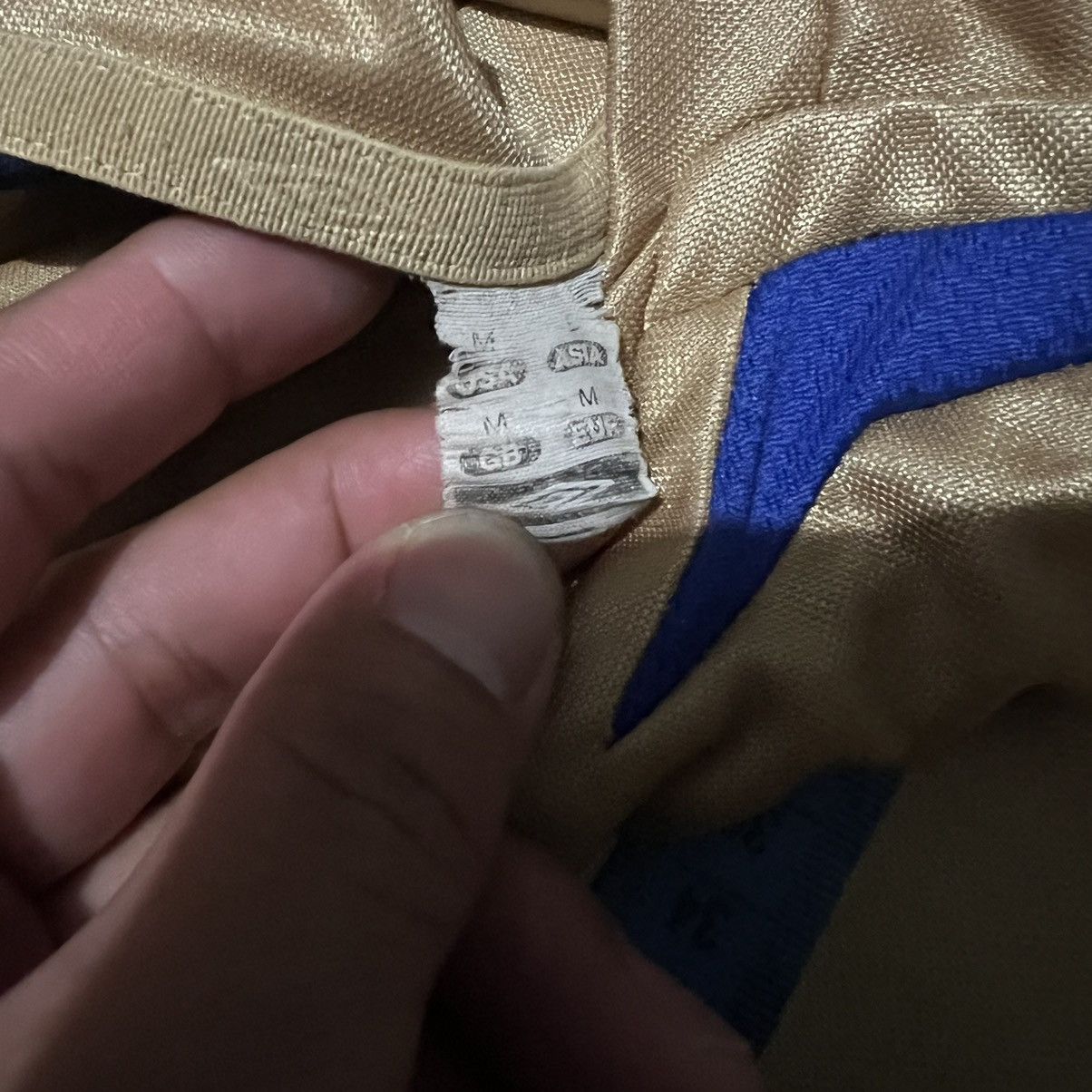 Vintage 2007-08 OLYMPIQUE LYONNAIS AWAY JERSEY (#10 BENZEMA Size US M / EU 48-50 / 2 - 16 Thumbnail
