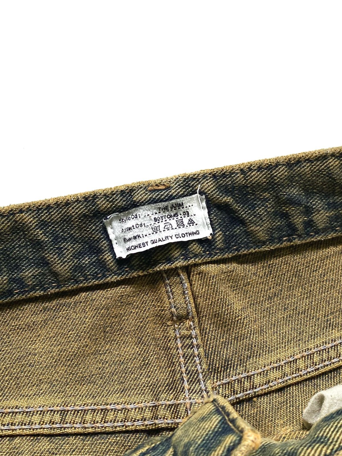 If Six Was Nine × Japanese Brand × Le Grande Bleu (L.G.B.) SICK💰JJIM green Washed Baggy jeans Size US 29 - 7 Thumbnail