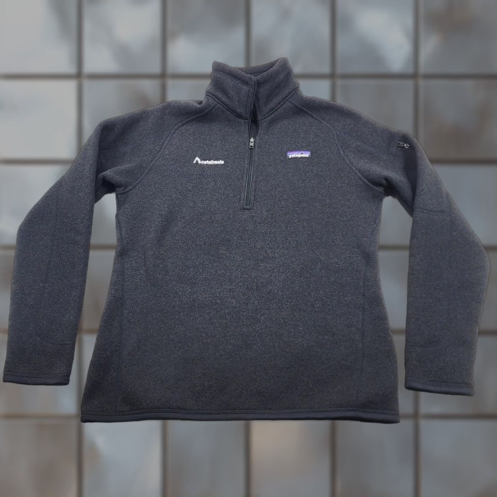 Patagonia Patagonia Sweater Womens Large Gray Better Sweater 1/4 Zip Fleece Pullover Shirt Womens L Gray 1/4 Zip Pullover Clothing Size L / US 10 / IT 46 - 1 Thumbnail