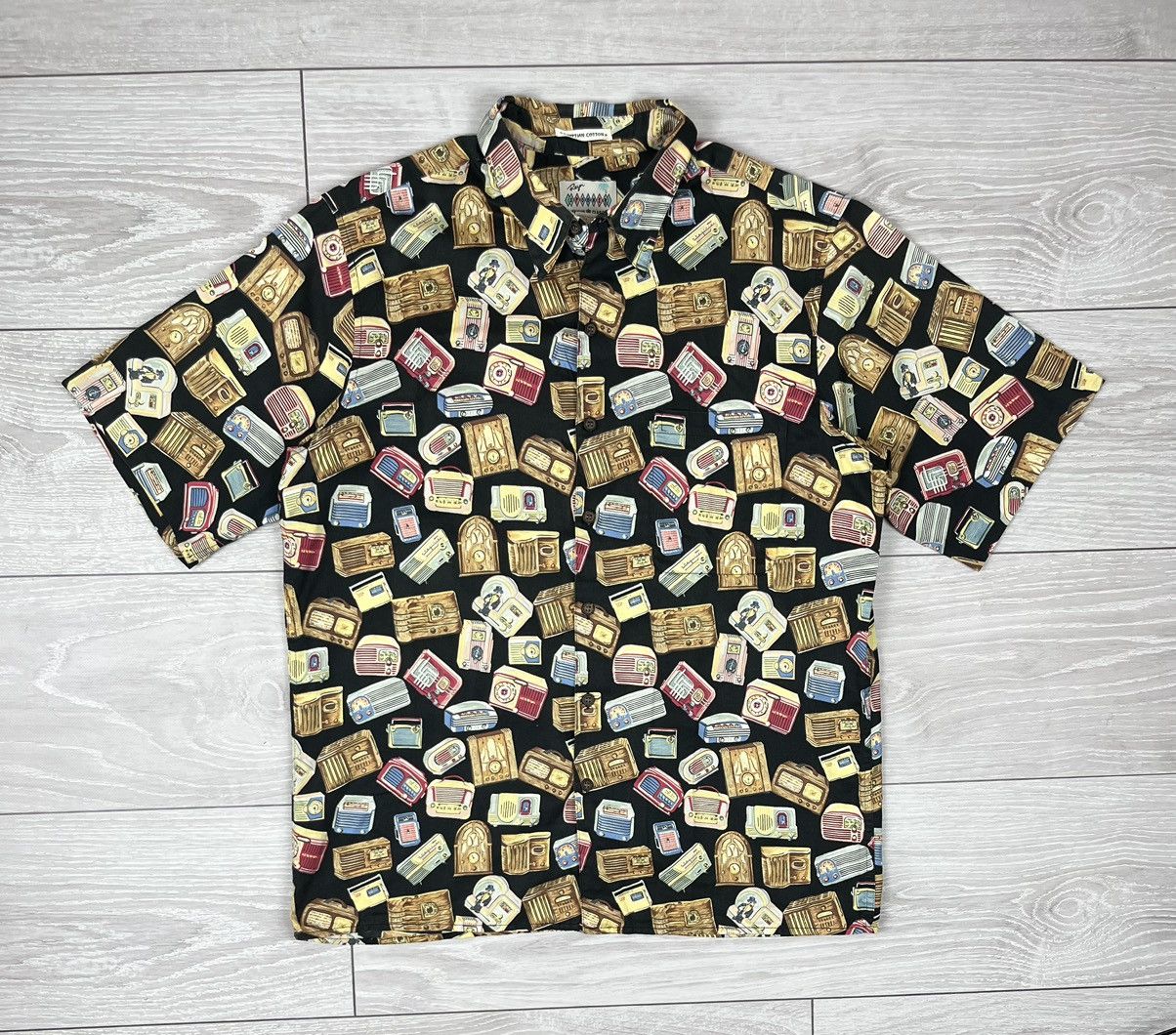 Reyn Spooner Reyn Spooner Egyptian Cotton Over Print Hawaiian Shirt Size US L / EU 52-54 / 3 - 1 Thumbnail