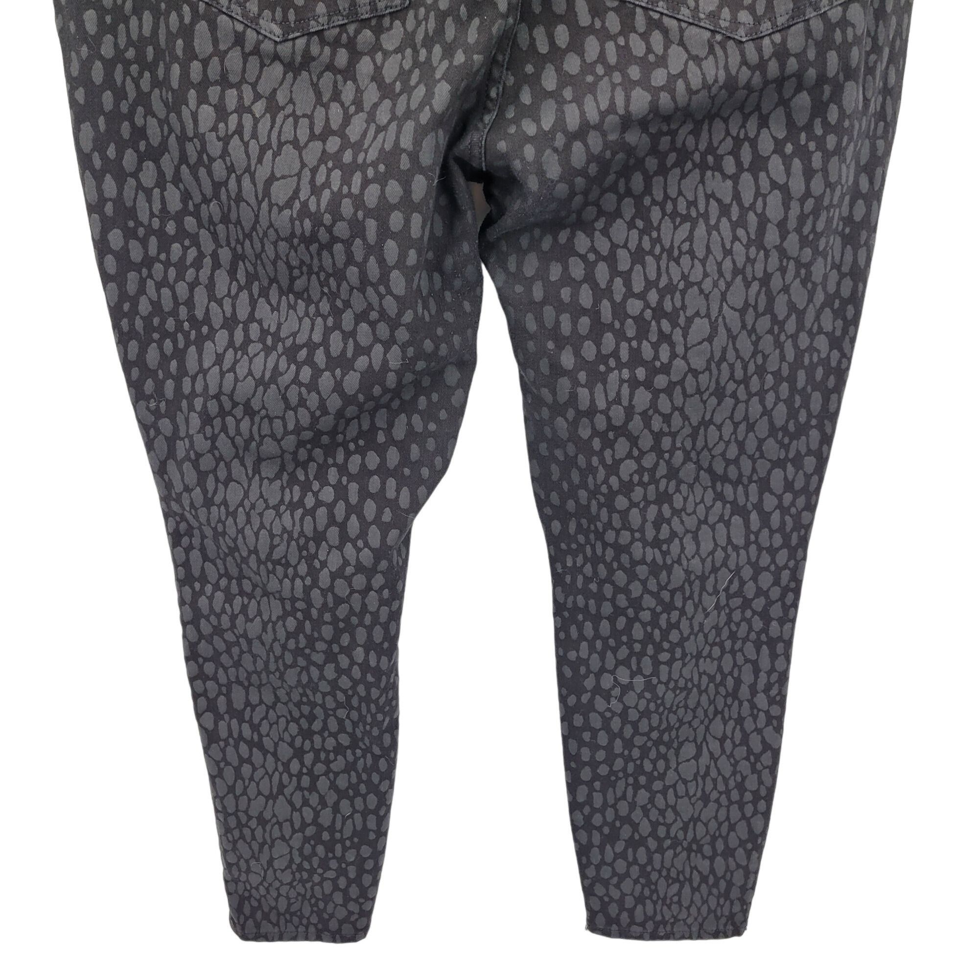 Good American Good American Good Legs Crop Jeans 18 Black High Rise Dot St Size 40" / US 18 - 8 Thumbnail