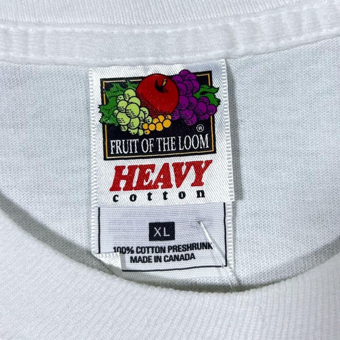 Fruit Of The Loom VINTAGE Canada "Quebec" Spellout Souvenir Graphic White T-Shirt XL Mens Jeans? Size US XL / EU 56 / 4 - 3 Thumbnail