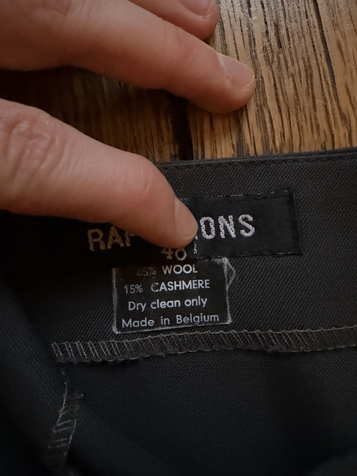 Raf Simons 1999 Raf Simons Kinetic Youth Cashmere Pants Size US 32 / EU 48 - 4 Thumbnail
