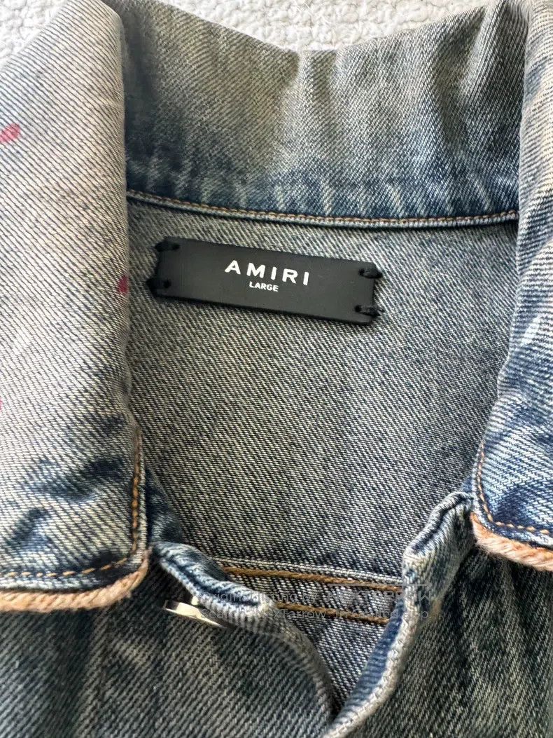 Amiri Amiri Size L Ink-dipped denim jacket Size US L / EU 52-54 / 3 - 3 Thumbnail