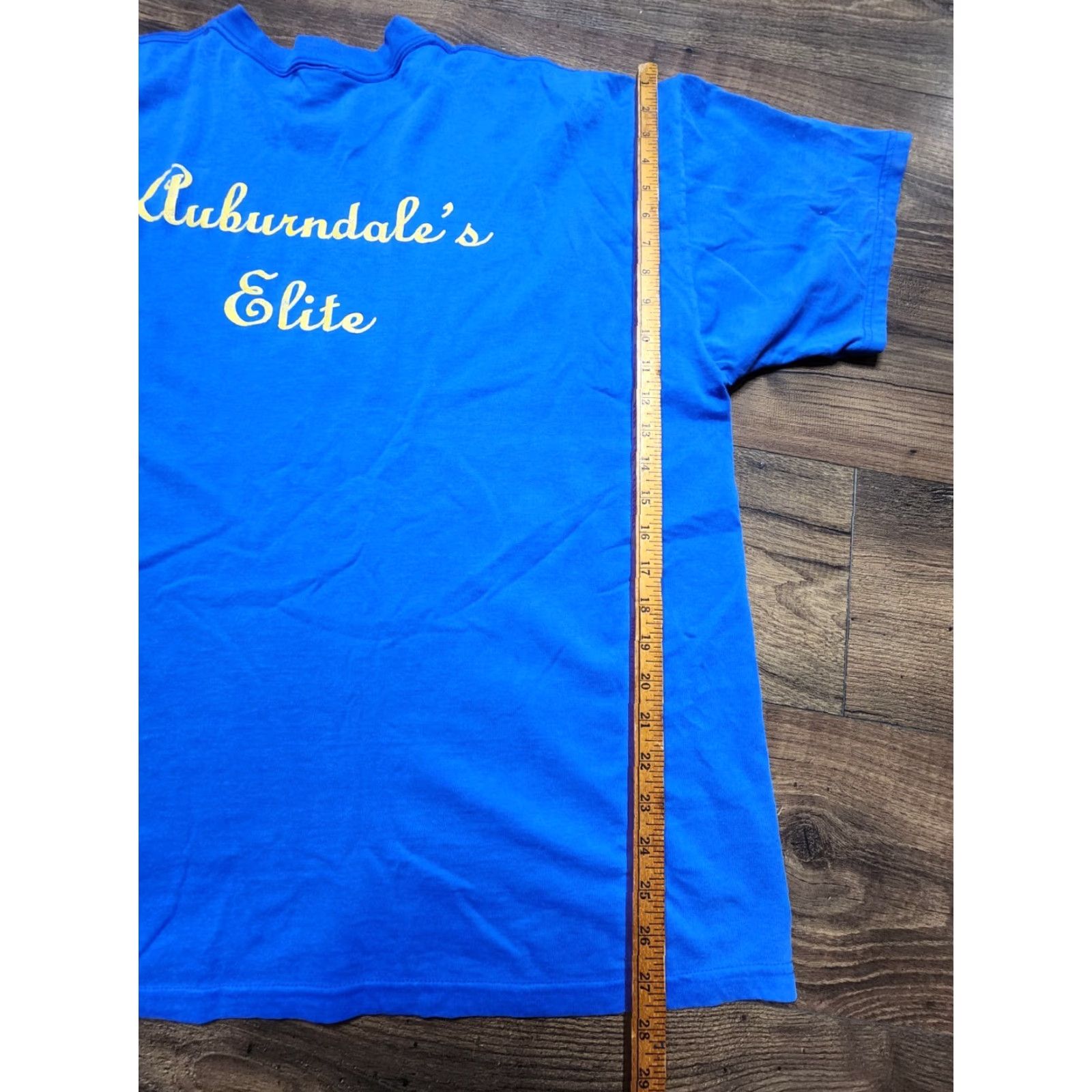 Vintage VINTAGE Onieta T Shirt 3XL Auburndale High School Double Sided Crew Neck Blue Mens Unisex Adults 80s 90s School Graphic Print Limited Edition Size US XXL / EU 58 / 5 - 4 Thumbnail
