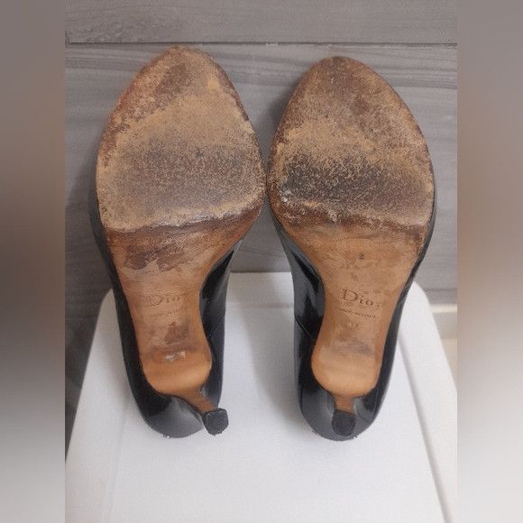 Dior Christian Dior - High Heels - Size EU 37 - Black Size US 7 / IT 37 - 8 Thumbnail