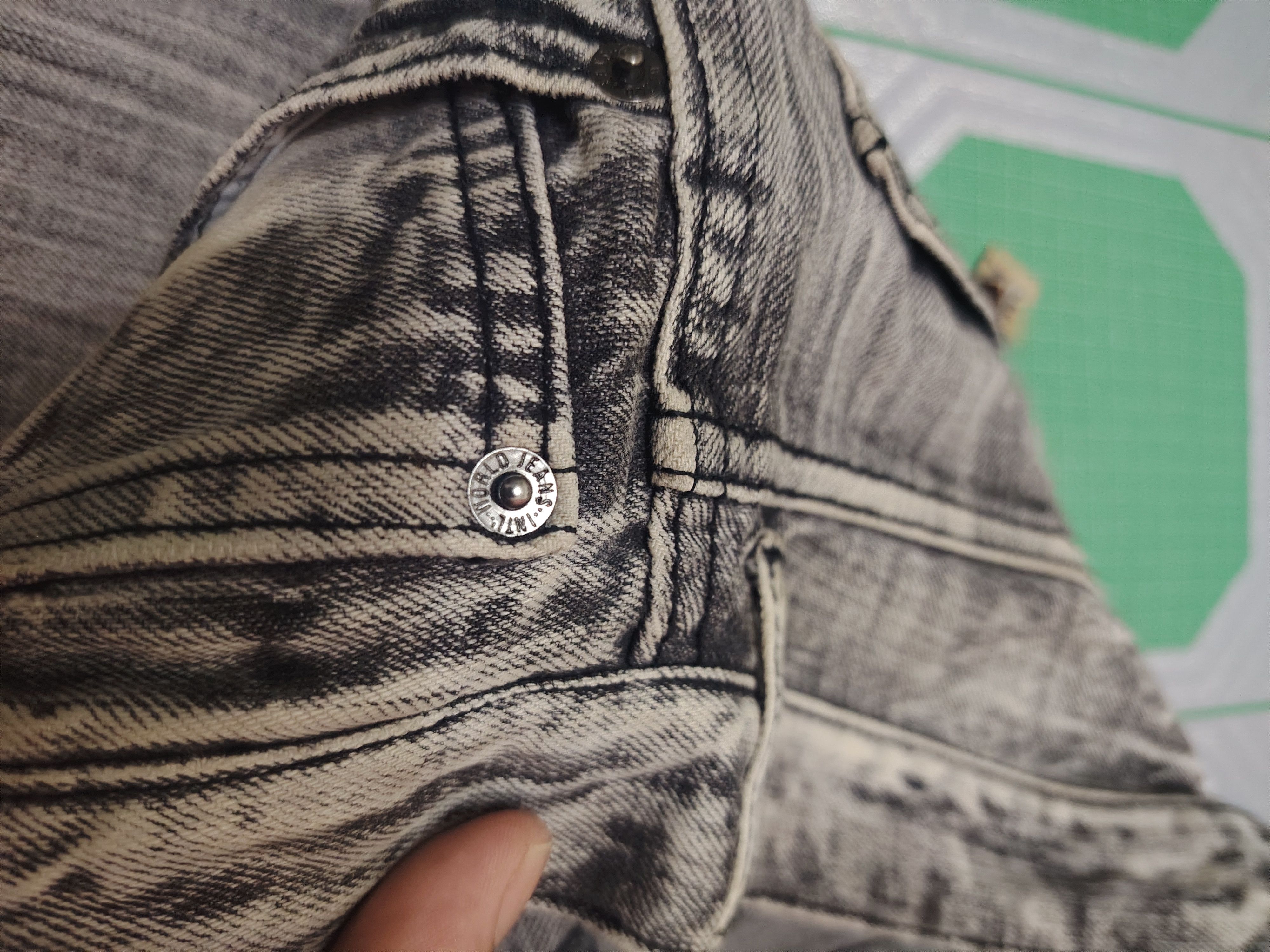 Japanese Brand Japanese international world jeans distressed jeans Size US 30 / EU 46 - 7 Thumbnail