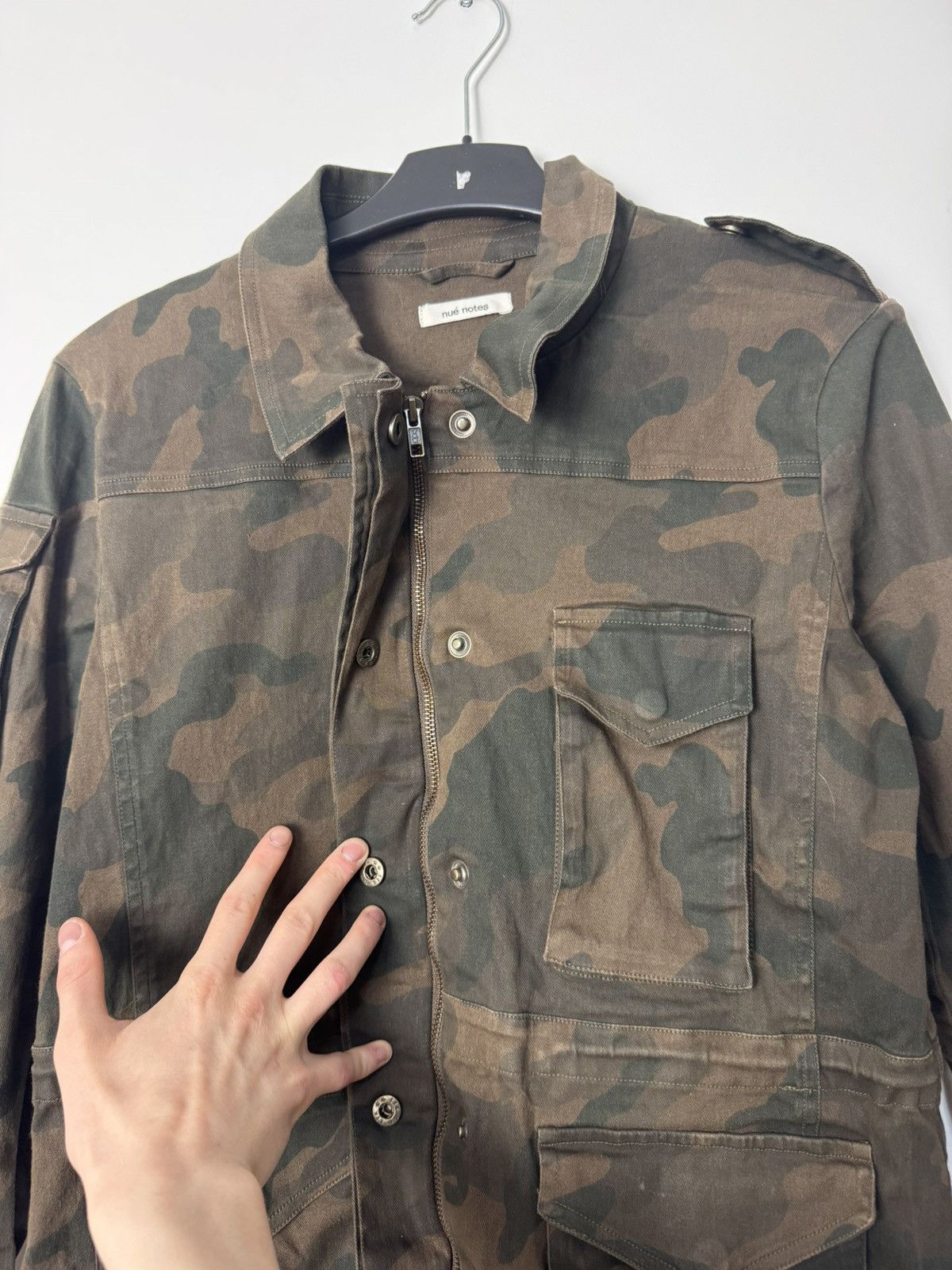 Japanese Brand Military camo cargo multi pocket jacket Avan Garde Japanese Size US S / EU 44-46 / 1 - 9 Thumbnail