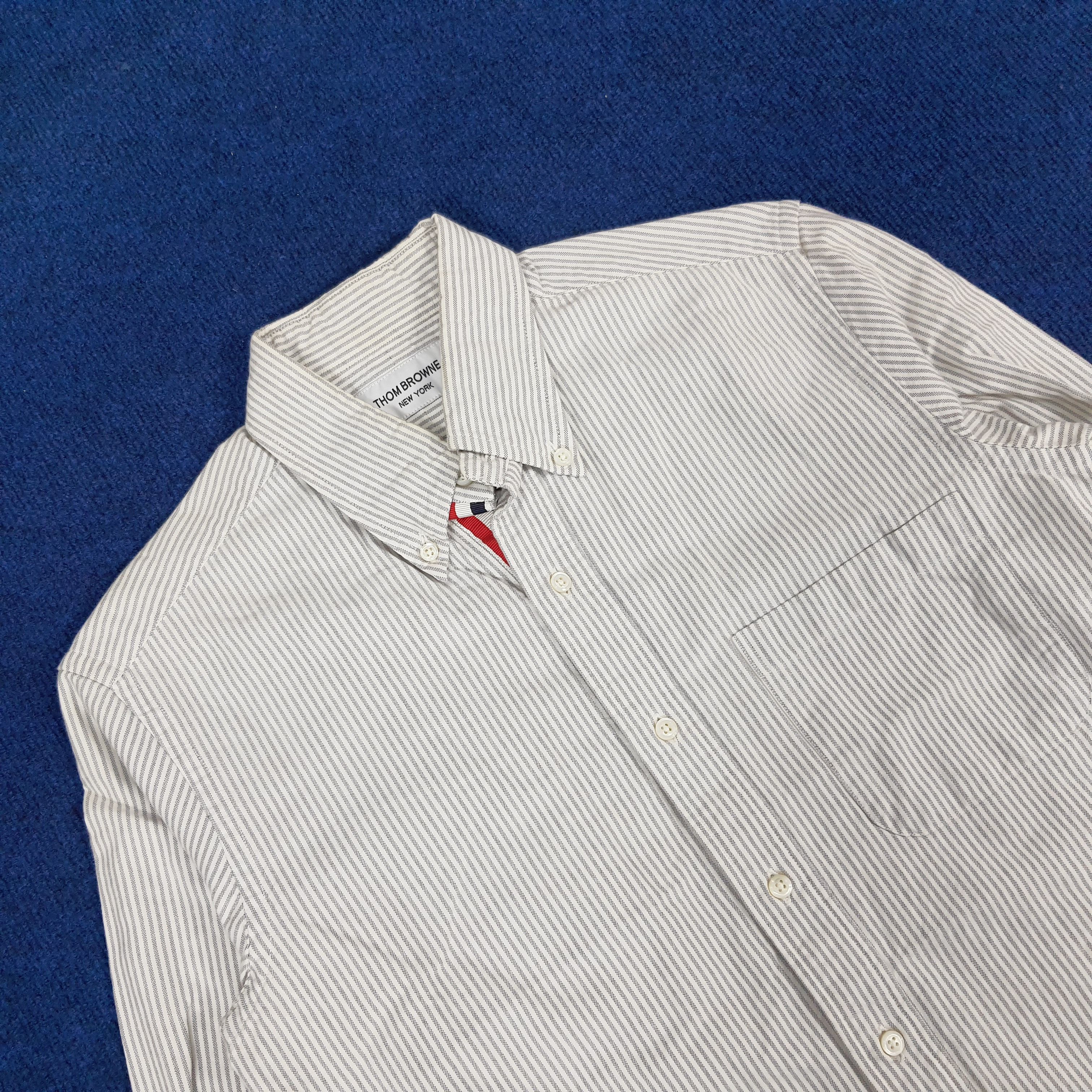 Thom Browne × Vintage Vintage Thom Browne New York Striped Button Up Shirt Size US S / EU 44-46 / 1 - 2 Thumbnail