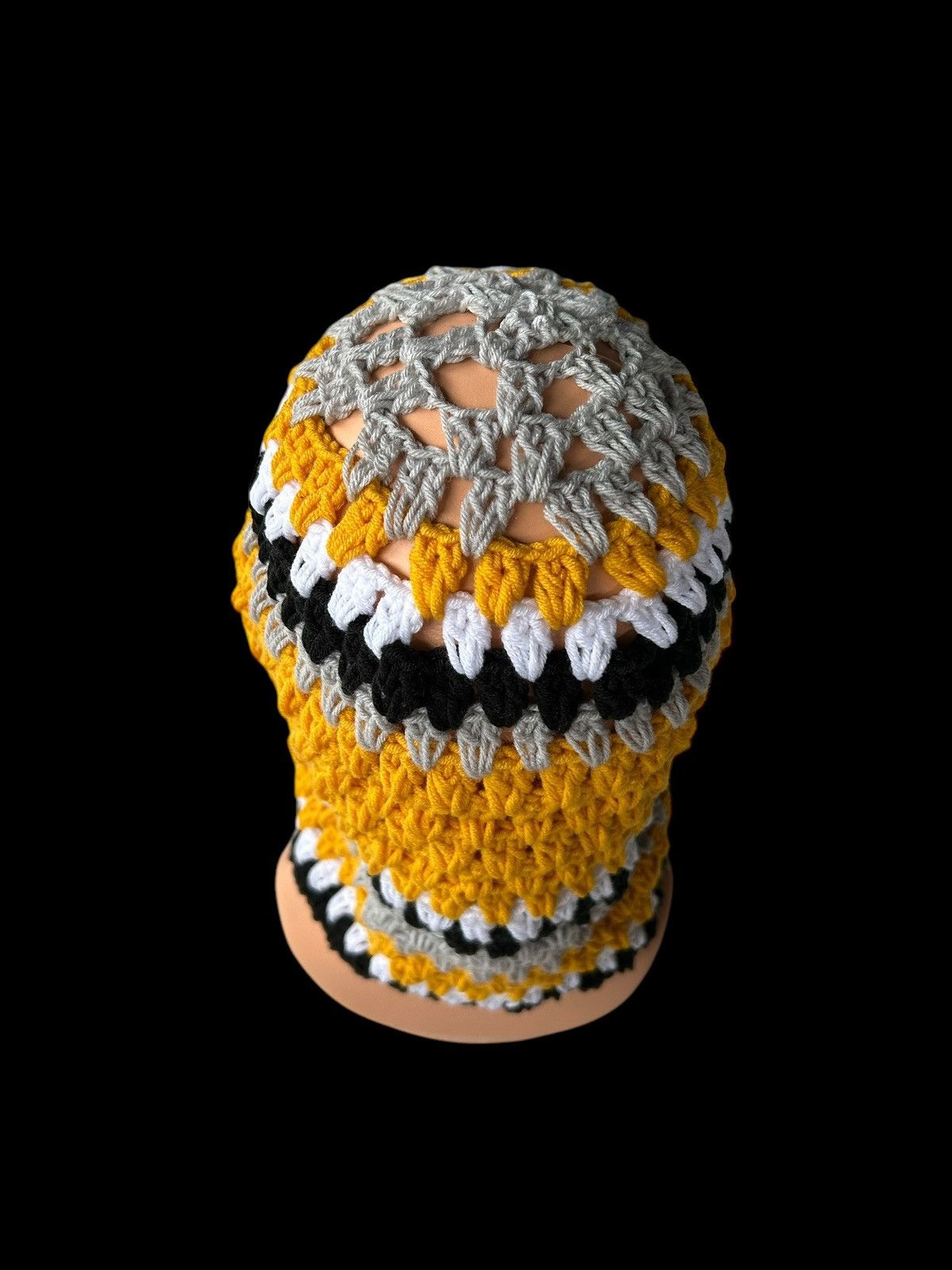 Japanese Brand × Kapital × Vintage Very Rare Crochet Knitted Handmade Balaclava Masked Size ONE SIZE - 7 Thumbnail