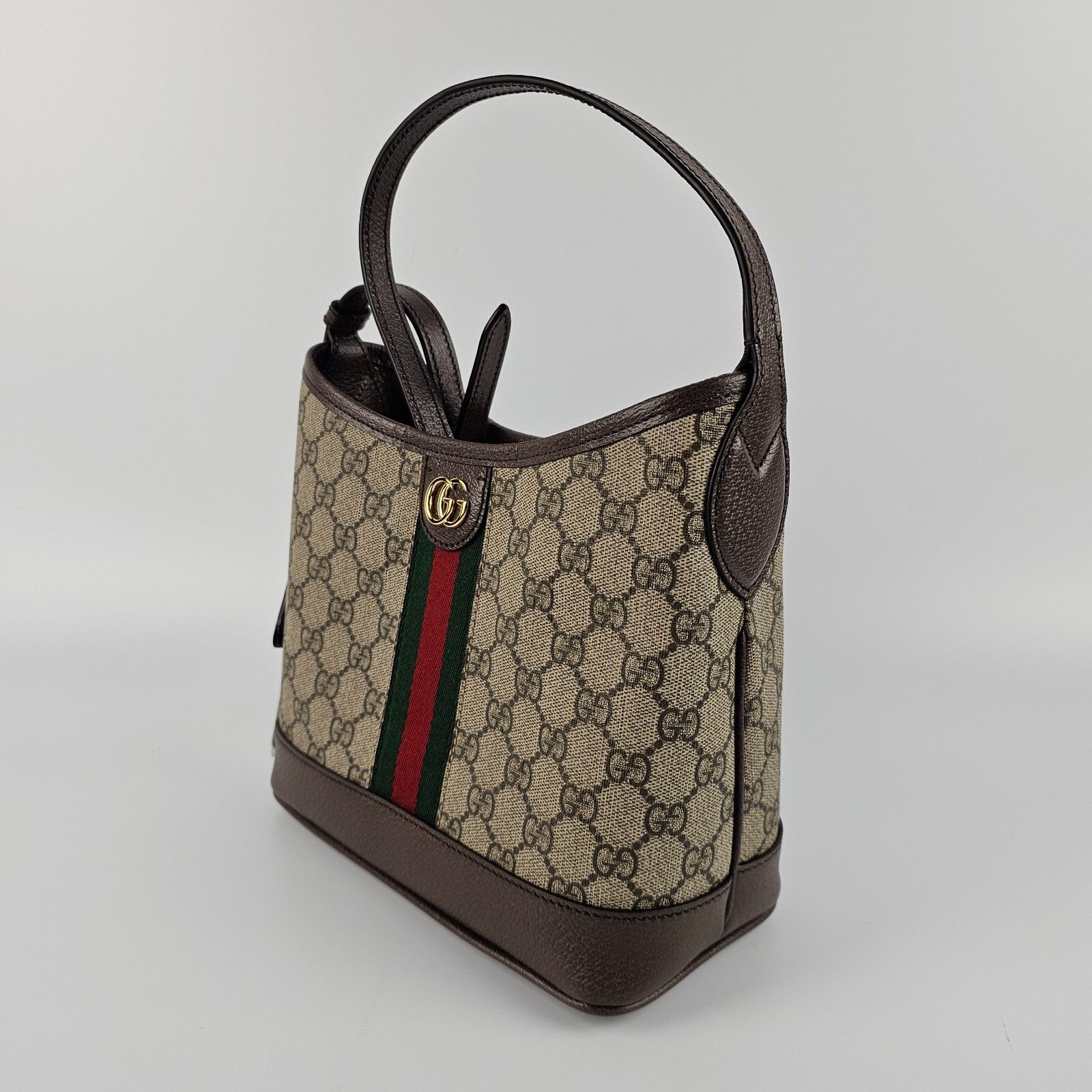 Gucci GUCCI Ophidia Small Beige/Ebony Shoulder Bag New Authentic Size ONE SIZE - 5 Thumbnail