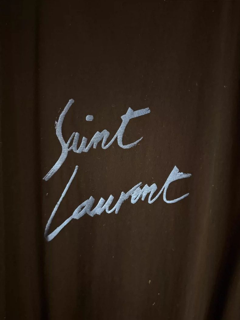 Saint Laurent Paris Saint Laurent Paris Ironing blue and gold short sleeve T-sh Size US L / EU 52-54 / 3 - 2 Thumbnail