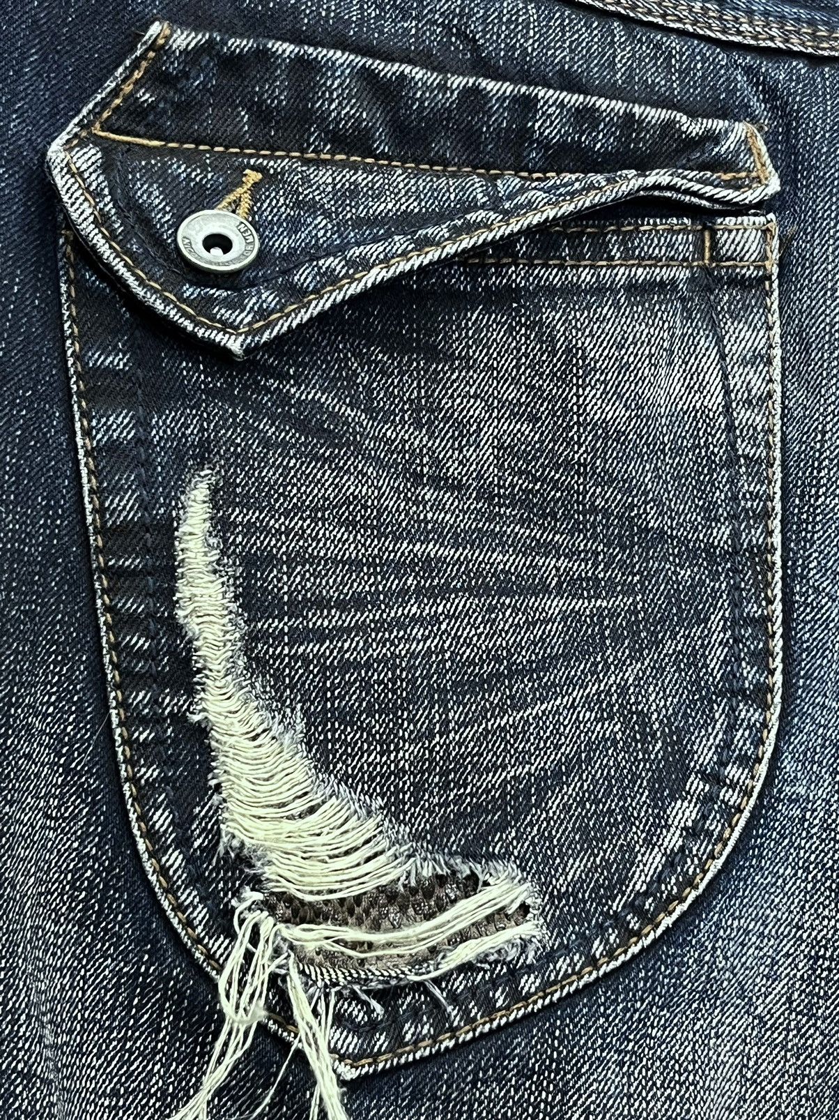 Other 🔥NICOLE Punk Acid Wash Clawmark Whisker Minimalist FLARE Size US 30 / EU 46 - 16 Thumbnail